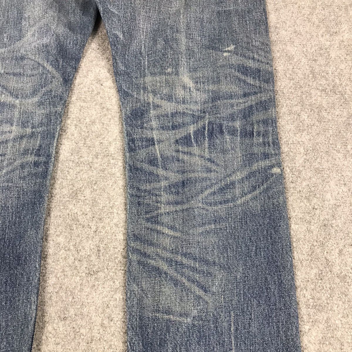 Japanese Brand × Polo Ralph Lauren POLO RALPH LAUREN PATCHWORK DISTRESSED DENIM PANTS Size US 31 - 11 Thumbnail