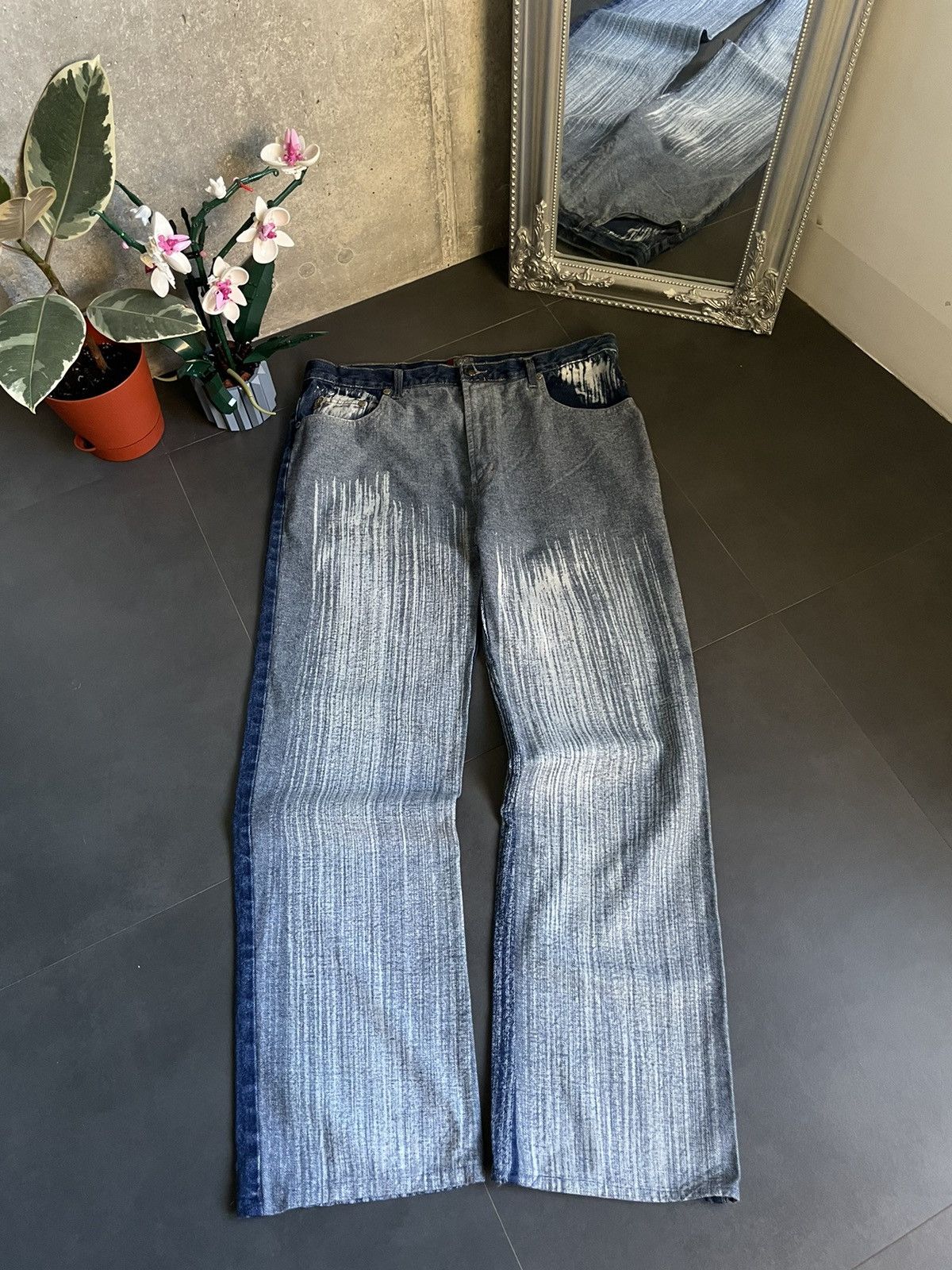 Vintage Vintage Ruff Ryders Crazy Dirty Denim Rap Baggy Jeans | Grailed