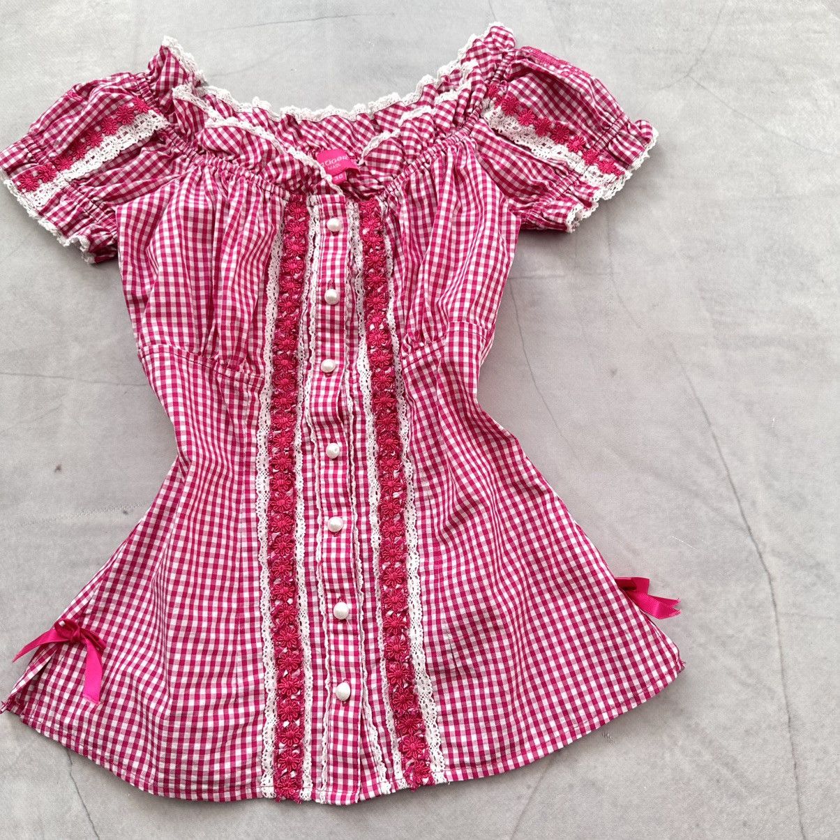Hysteric Glamour Cute Babydoll Top Blouse T Shirt Abercrombie Style Size XS / US 0-2 / IT 36-38 - 2 Thumbnail