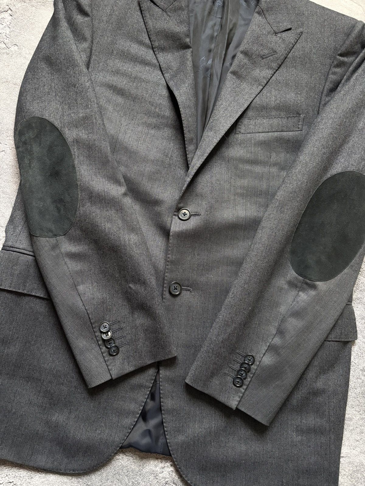 Corneliani Vintage Corneliani Luxury Wool Suit Blazer And Pants Size 52R - 6 Thumbnail