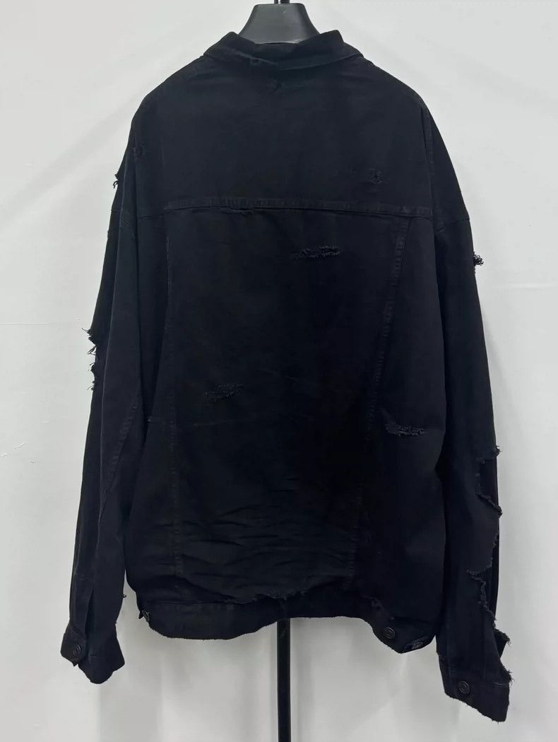 Balenciaga Balenciaga Patchwork lapel, logo-print, single-breasted, lo Size US M / EU 48-50 / 2 - 2 Thumbnail