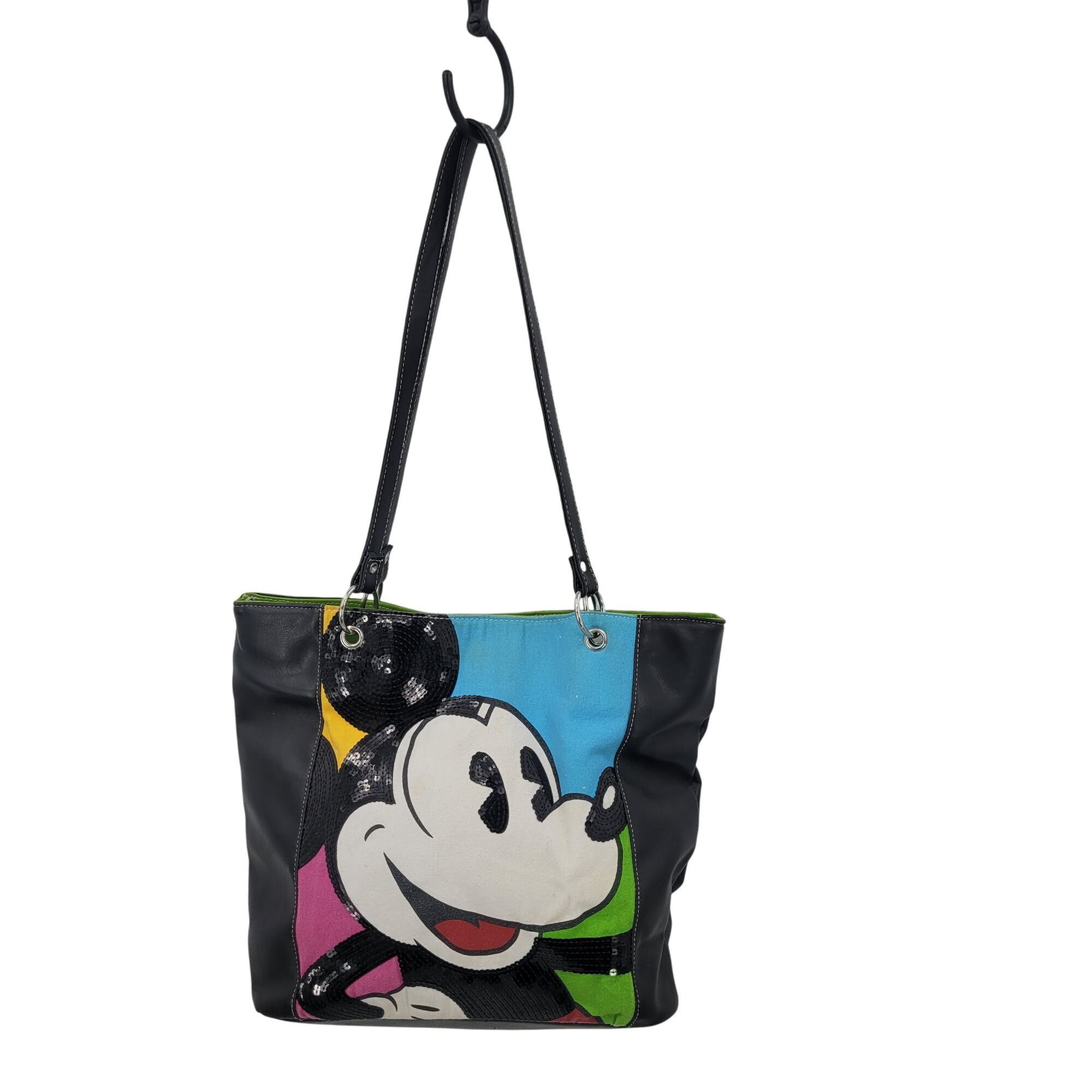 Disney Disney World Park Resort Vegan Sequined Mickey Mouse Tote Ba Size ONE SIZE - 2 Thumbnail