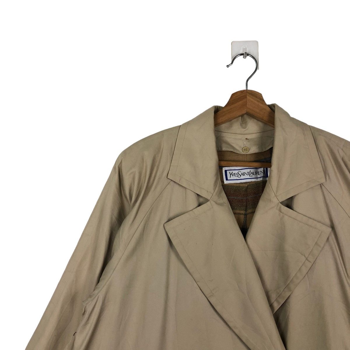 Yves Saint Laurent 🔥90’s VINTAGE TRENCH COAT YVES SAINT LAURENT Size US S / EU 44-46 / 1 - 5 Thumbnail