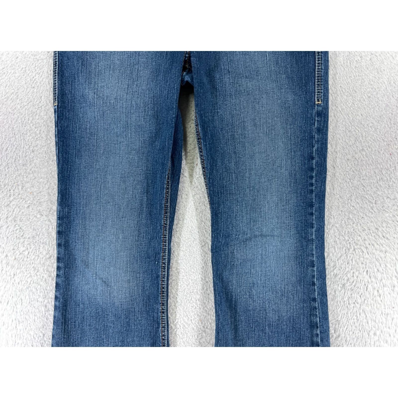 Vintage Cruel Girl Jeans Womens Bootcut Denim Blue 30x32 11 Regular Cotton Embroidered Pockets Zipper Zip Inseam 32 Size 32" / US 10 / IT 46 - 5 Thumbnail