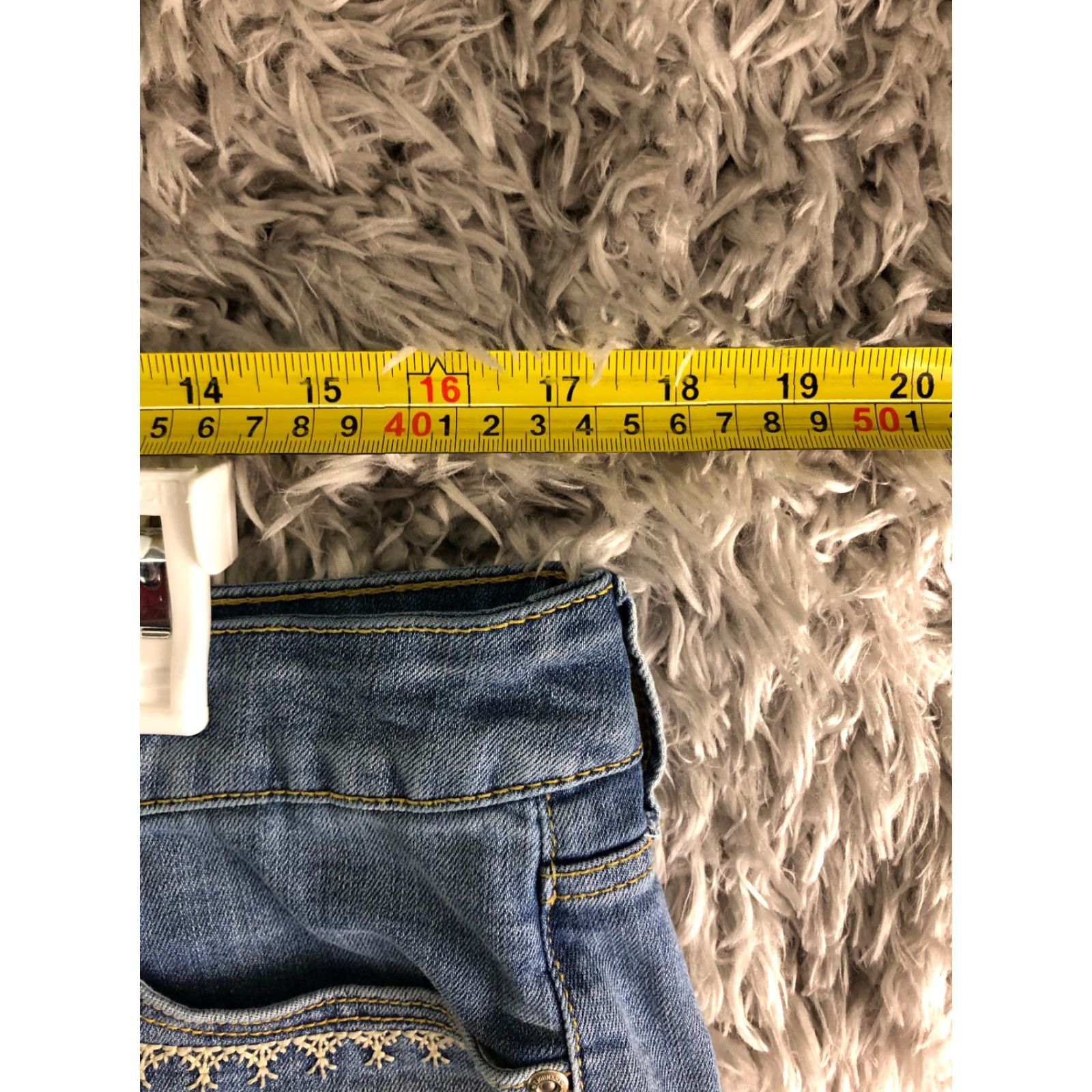 Vintage St. John's Bay Womens Size 16 Mid Rise Boyfriend Blue Denim Jean Shorts Size 38" / US 16 / IT 52 - 2 Thumbnail