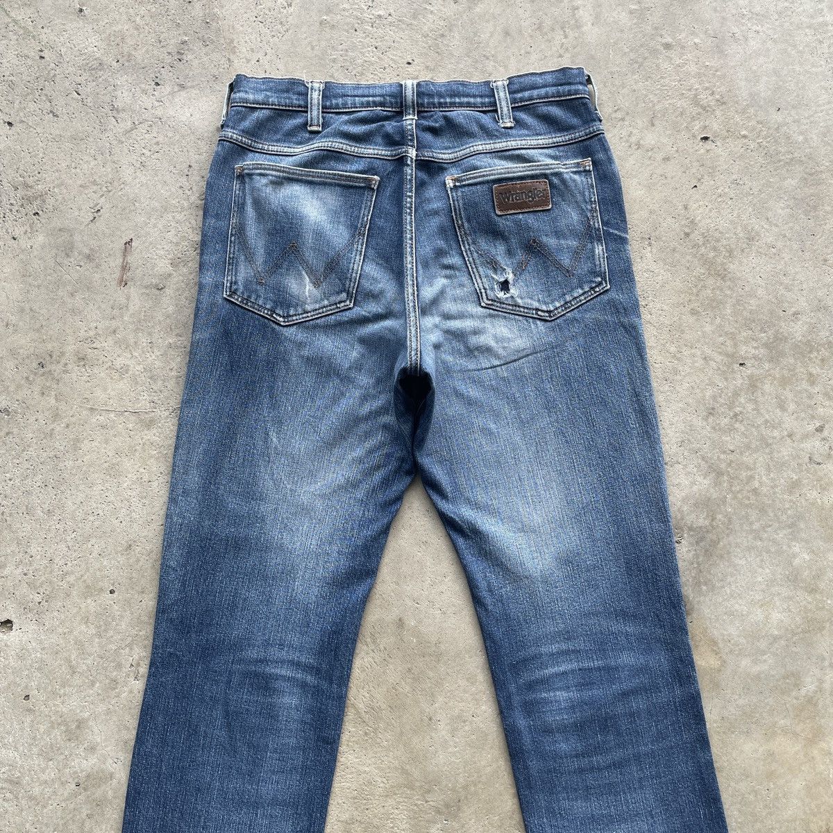 Wrangler W31x29.5 Vintage Wrangler Faded Jeans Denim Pants Size US 31 - 9 Thumbnail