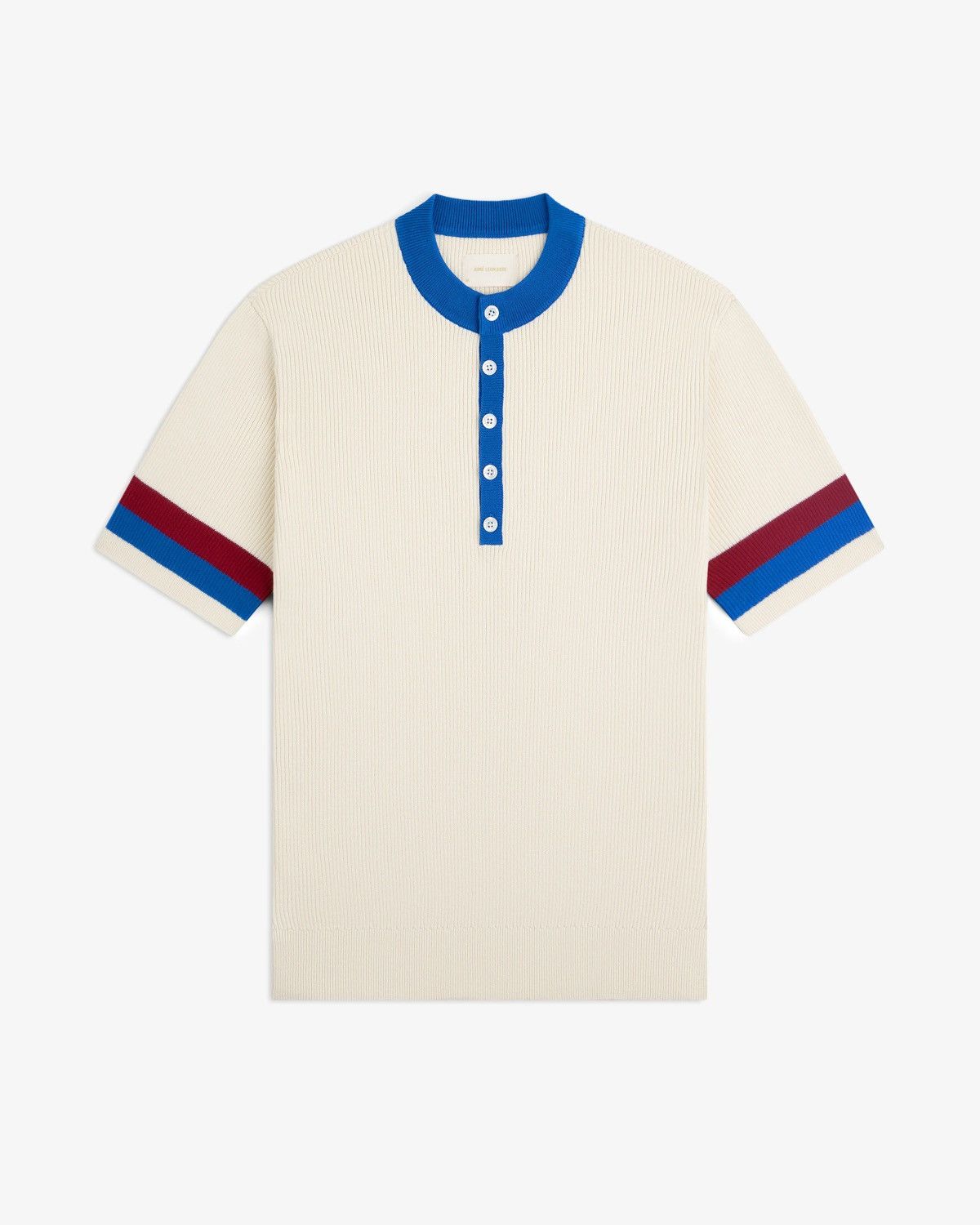 Aime Leon Dore ALD Aime Sport Knit Henley White Large Size US L / EU 52-54 / 3 - 9 Thumbnail