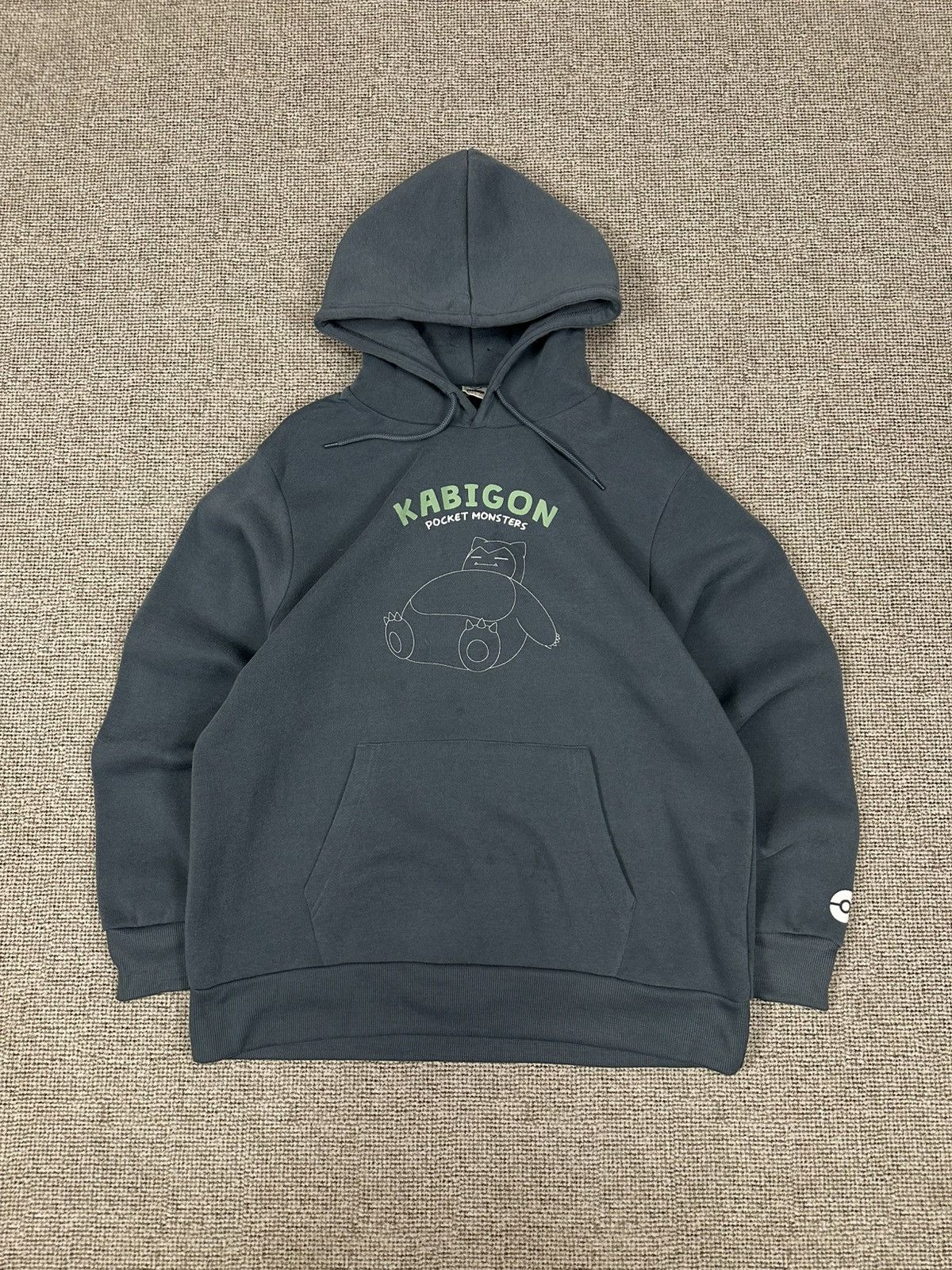 Pokemon Pokemon Kabigon Hoodie Pocket Monsters Anime Manga Z325 Size US L / EU 52-54 / 3 - 1 Thumbnail