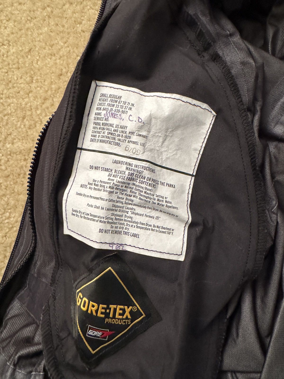 Goretex × Vintage US Navy NWU Jacket Small Reg Digital Camo Blue Parka Size US S / EU 44-46 / 1 - 3 Thumbnail