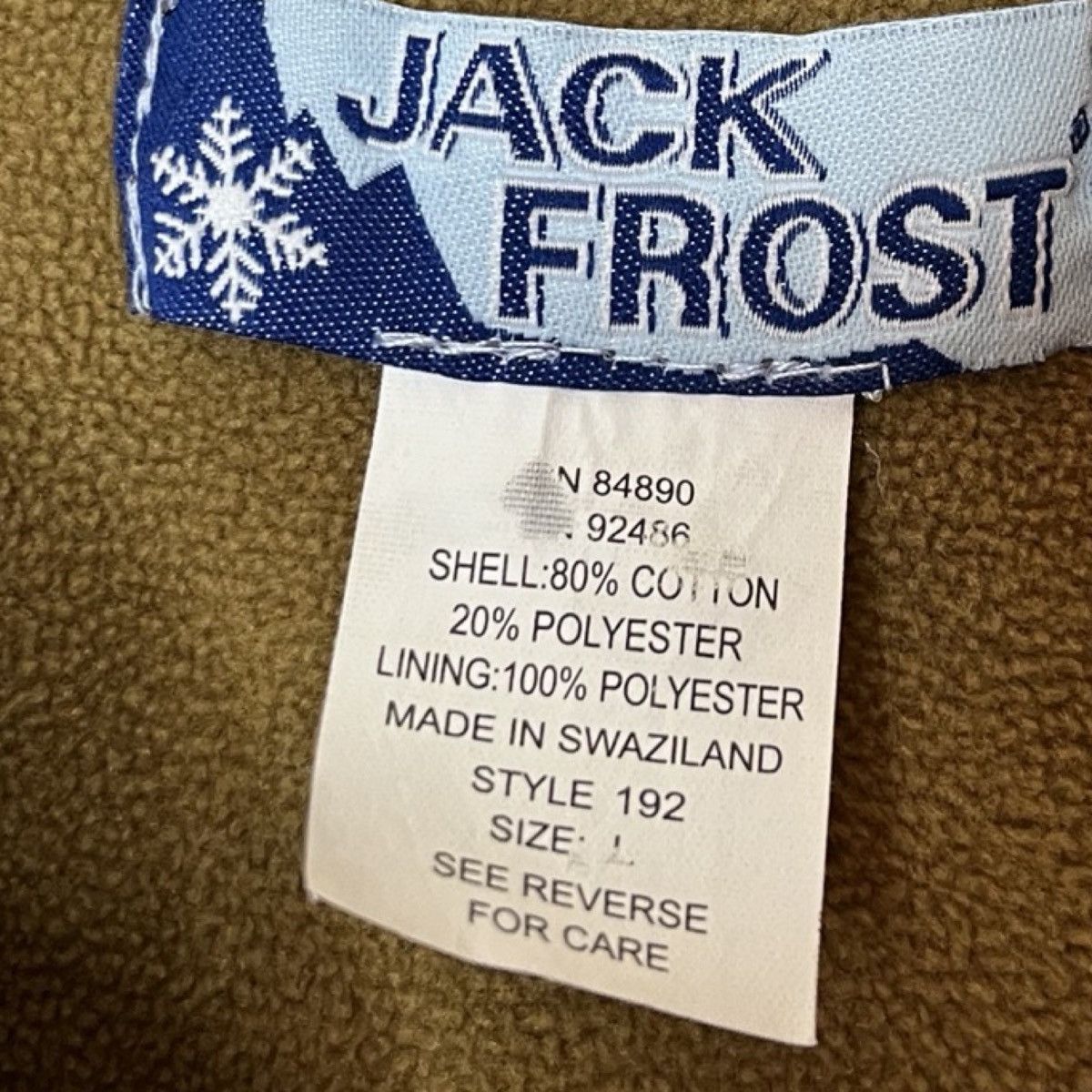 Vintage Vtg 90s/Y2K Jack Frost Sleeveless Zip Warm Plaid Vest L Size US L / EU 52-54 / 3 - 4 Thumbnail