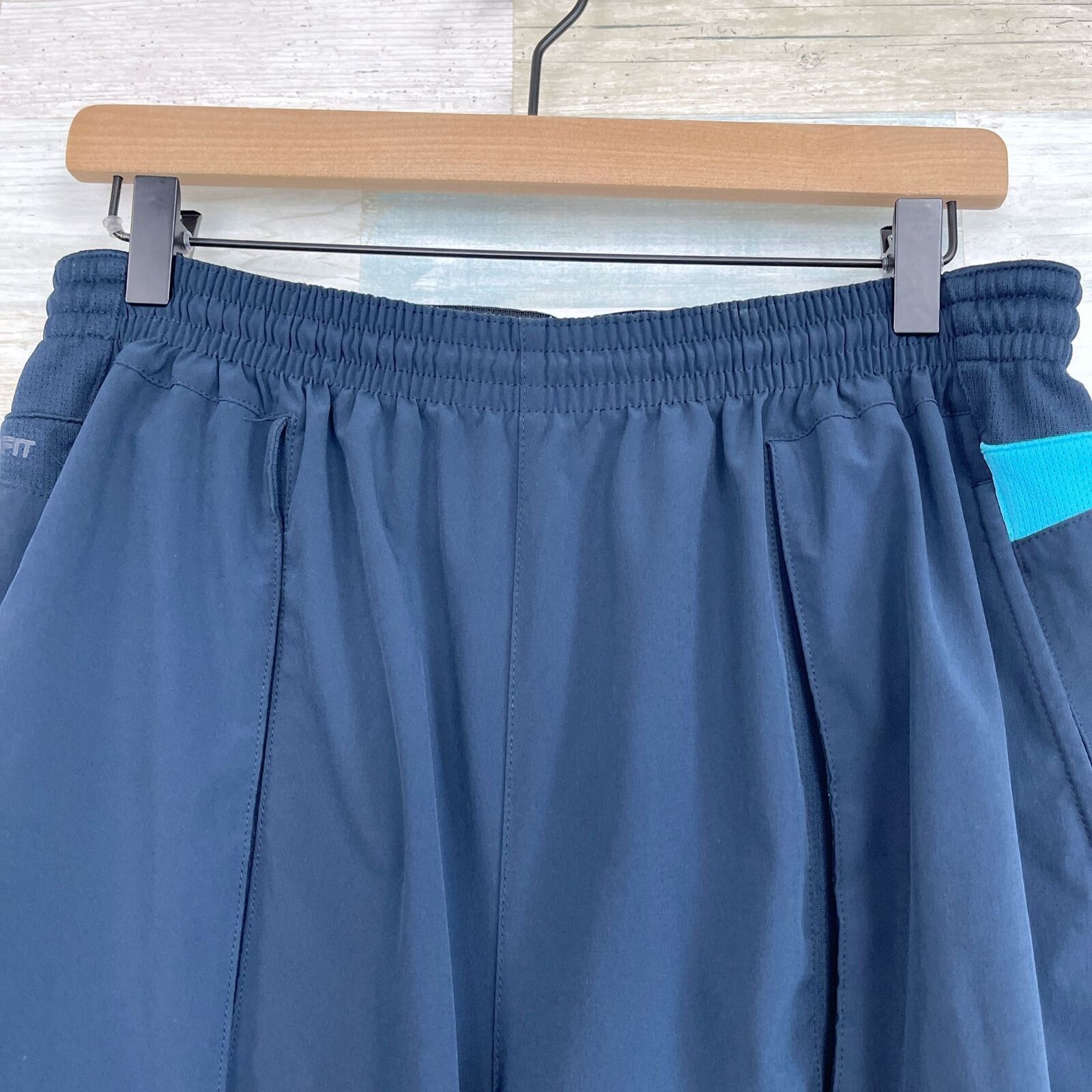 Nike Nike Fit Dry Basketball Shorts Blue Activewear Mens L Size US 32 / EU 48 - 2 Thumbnail
