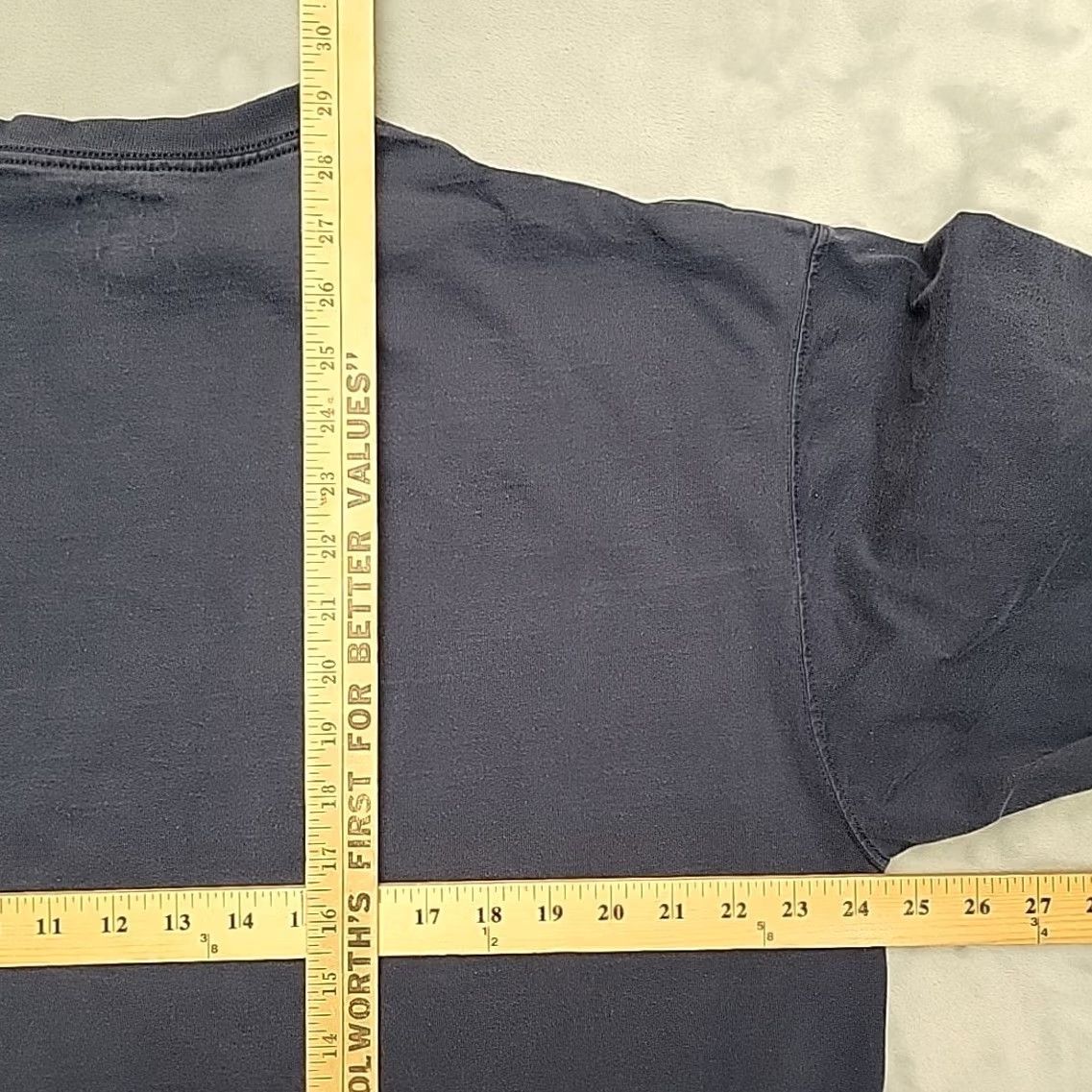 Vintage Pluma Shirt Mens XL Blue Heavyweight 100% Cotton Long Sleeve Crewneck Tee Shirt Size US XL / EU 56 / 4 - 4 Thumbnail