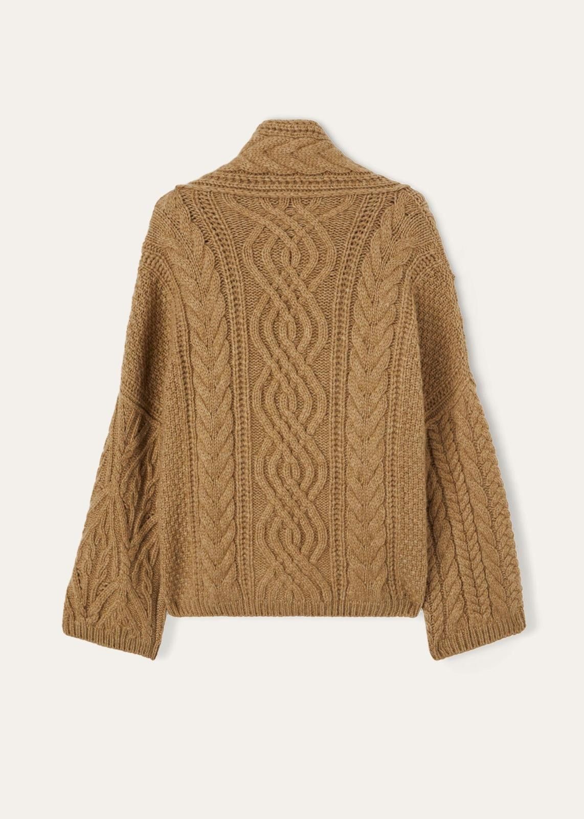 Loro Piana o1srvl11e0824 Erdenet Cashmere Cardigan in Brown Size XS / US 0-2 / IT 36-38 - 2 Thumbnail