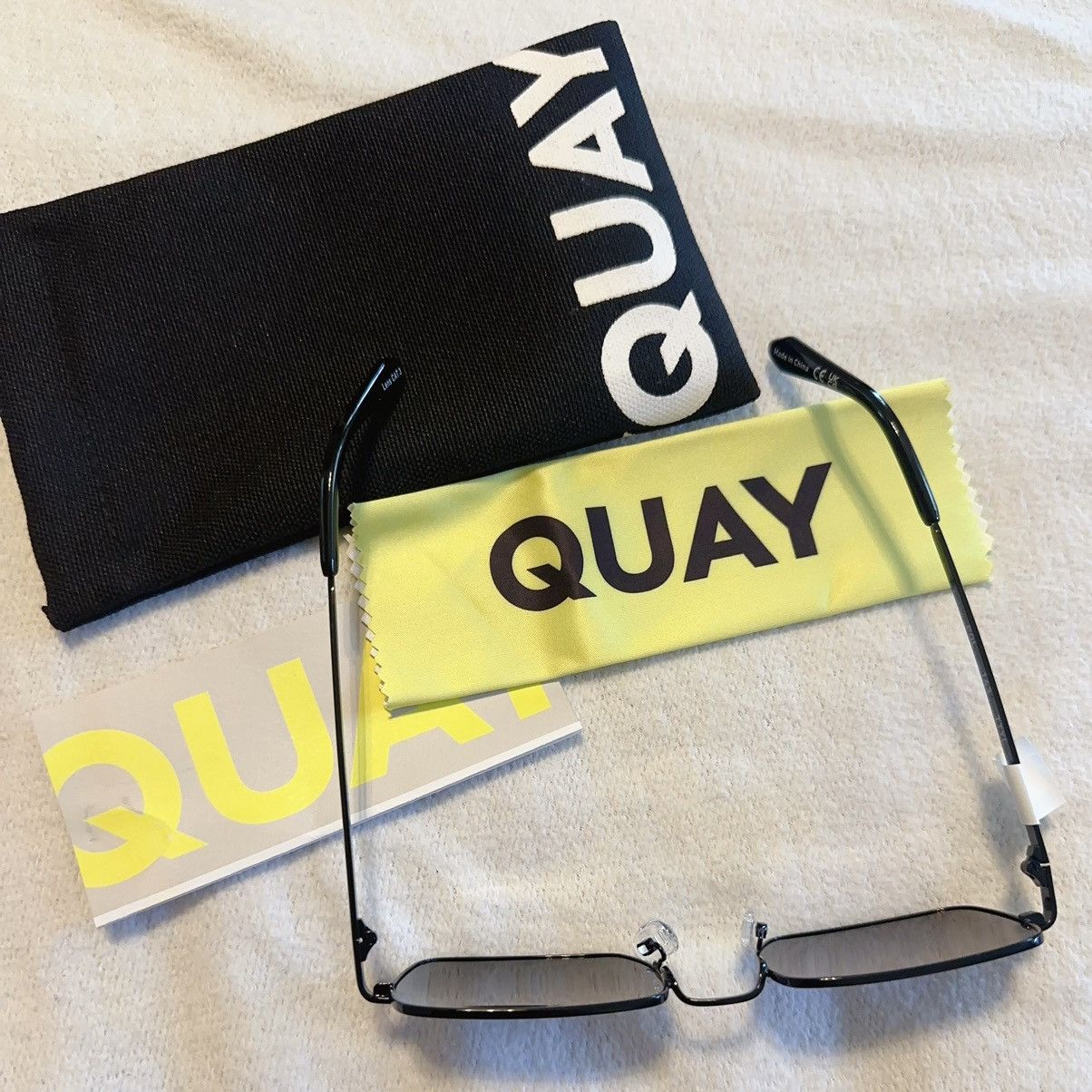 Quay NIB Quay "TTYL POLARIZED" square black frame/ black polarize Size ONE SIZE - 5 Thumbnail