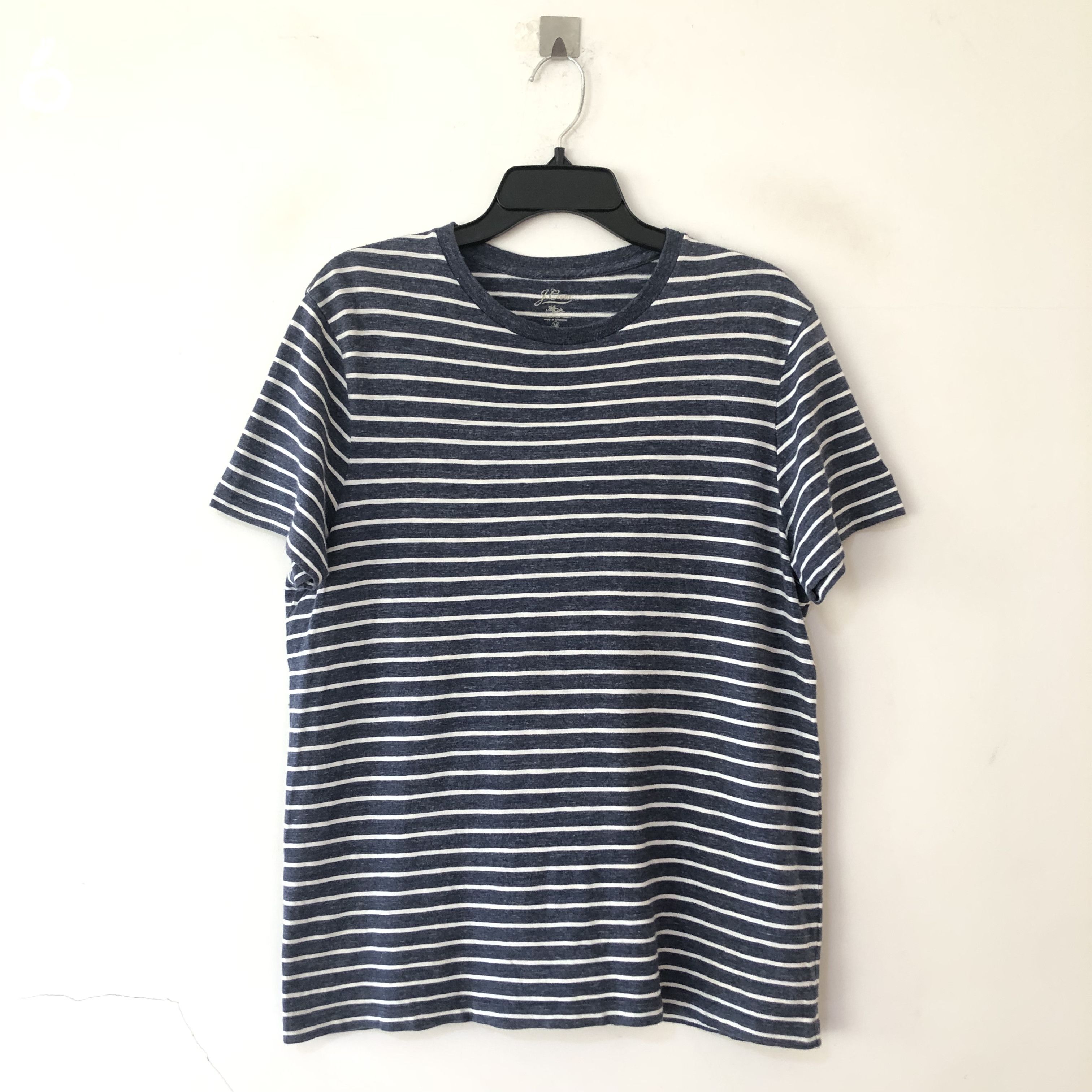 J.Crew J.Crew Knit Goods Slub Cotton T-shirt in Stripe Short Sleeve Size US M / EU 48-50 / 2 - 1 Thumbnail