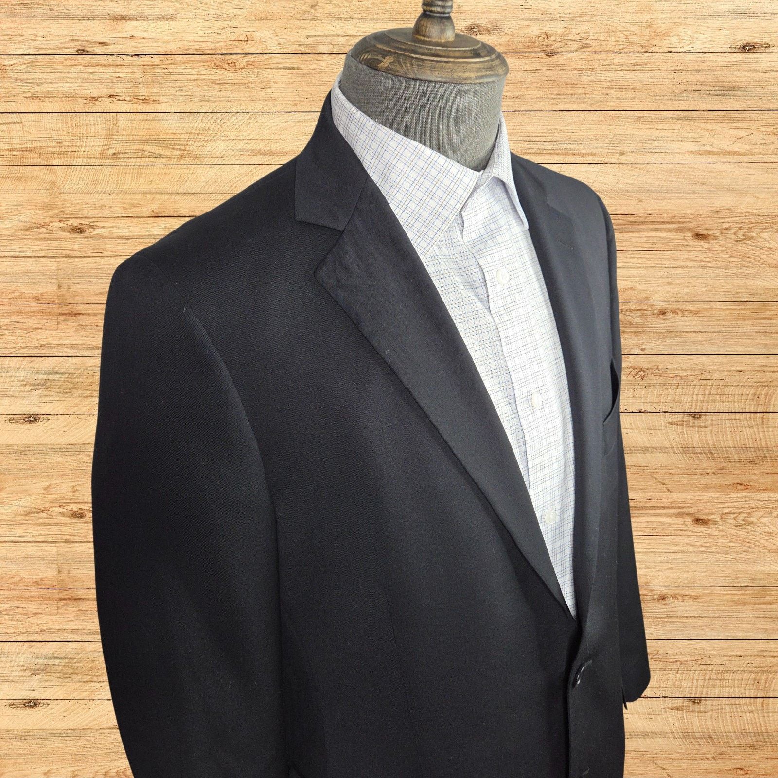 Brooks Brothers Brooks Brothers 1818 Fitzgerald Suit Jacket Mens 40L Black Size 40L - 2 Thumbnail