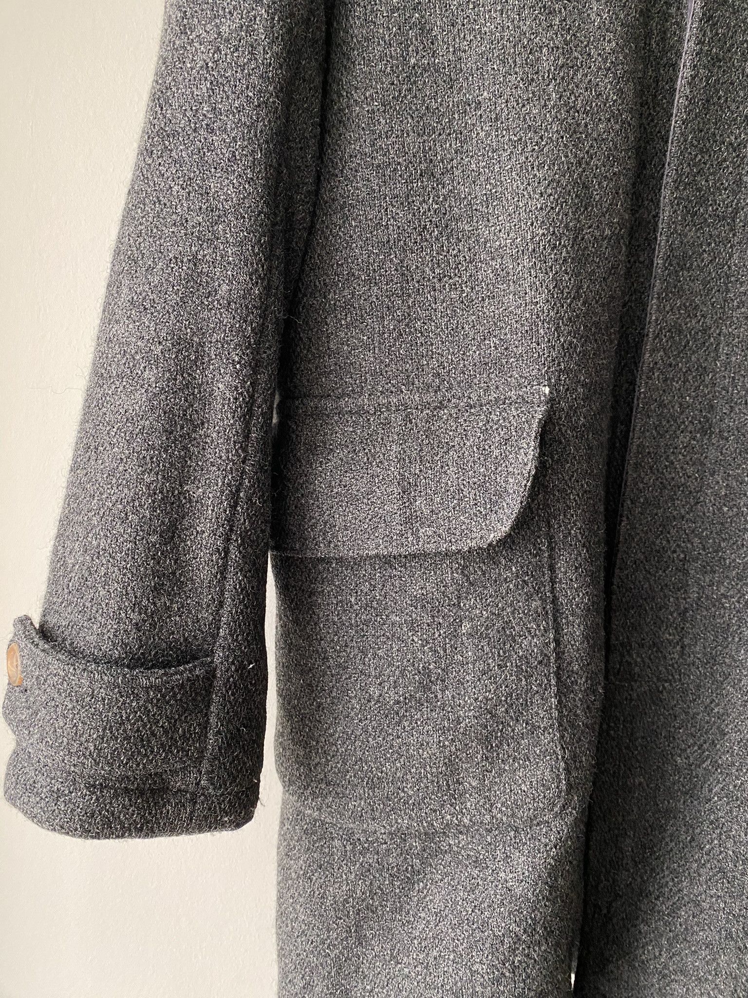Our Legacy 50/L - Duffle Charcoal Tweed - 100% Virgin Wool Size US L / EU 52-54 / 3 - 11 Thumbnail