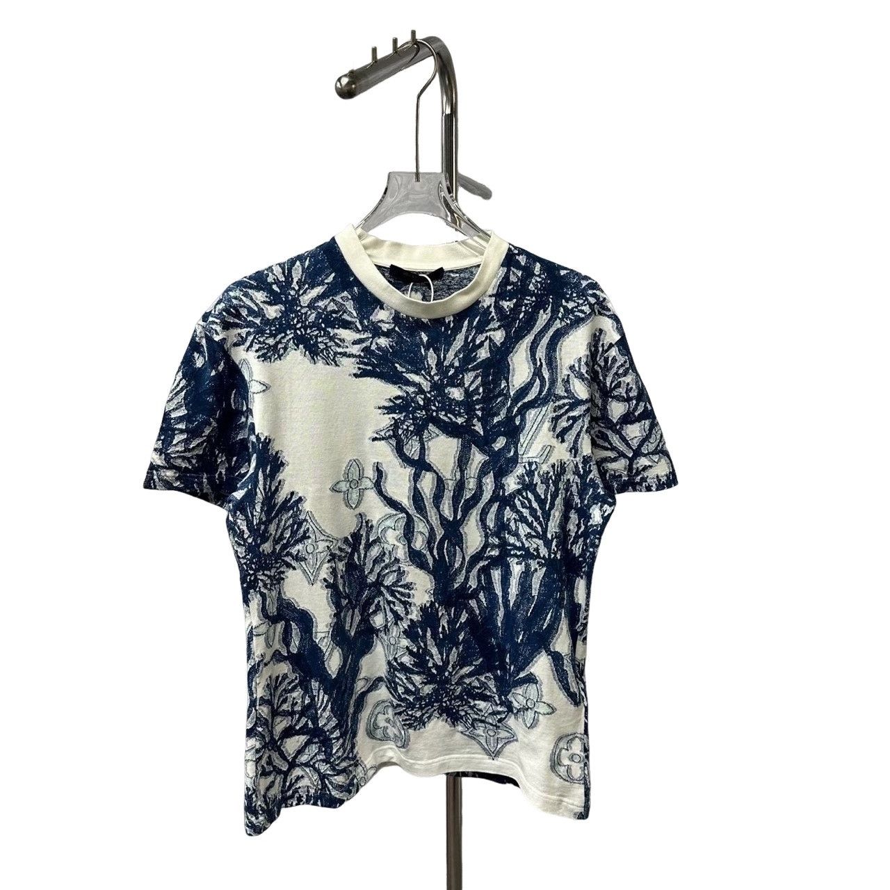 Louis Vuitton Louis Vuitton Seaweed Print Knit T-Shirt M Size US M / EU 48-50 / 2 - 1 Thumbnail