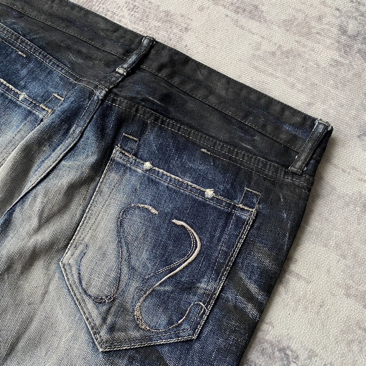 CIVARIZE Civarize Flare Black Wax Denim Jeans Size US 31 - 14 Thumbnail