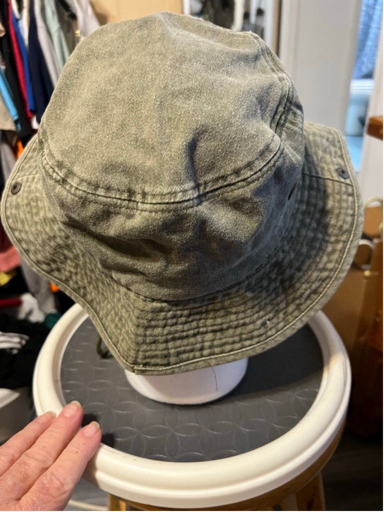 The Unbranded Brand Vintage Lucky 7 Myrtle Beach Olive Green Bucket Hat Size ONE SIZE - 3 Thumbnail