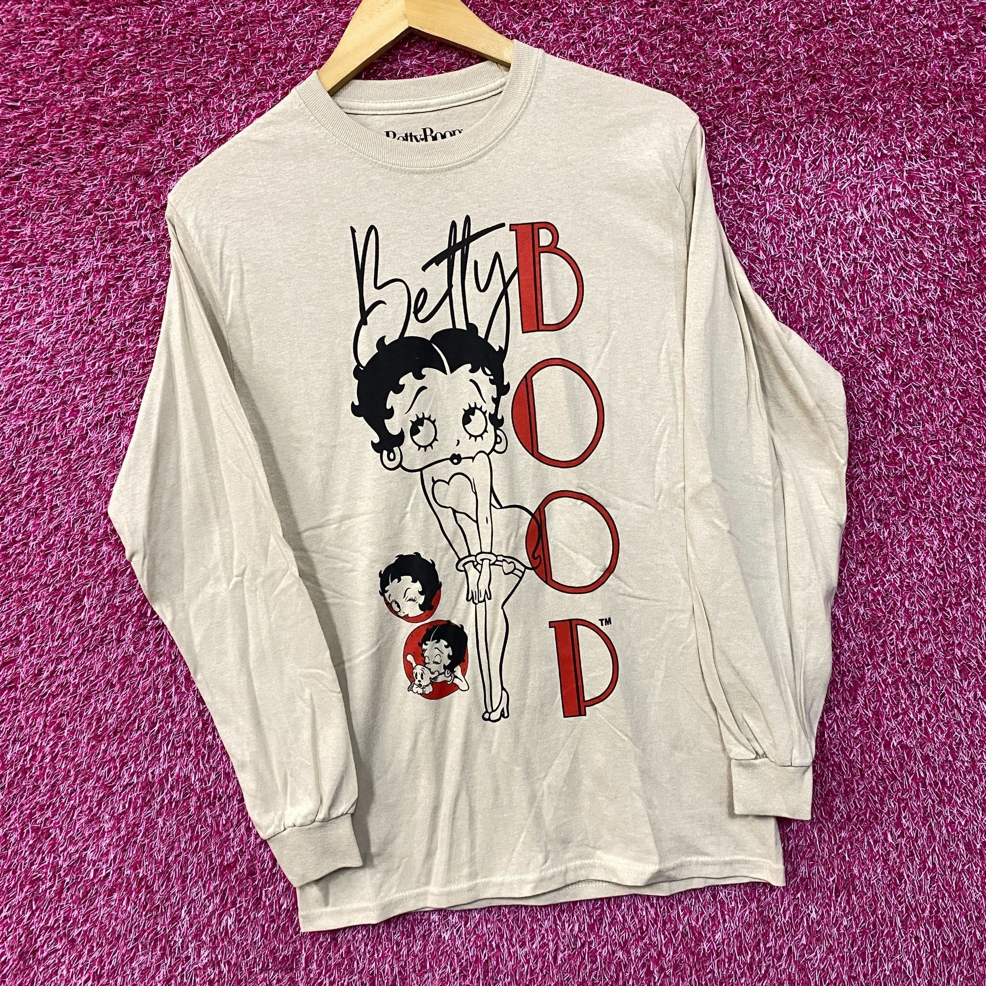 Other Betty Boop Retro Cartoon Long Sleeve T-Shirt Extra Small Size US XS / EU 42 / 0 - 3 Thumbnail