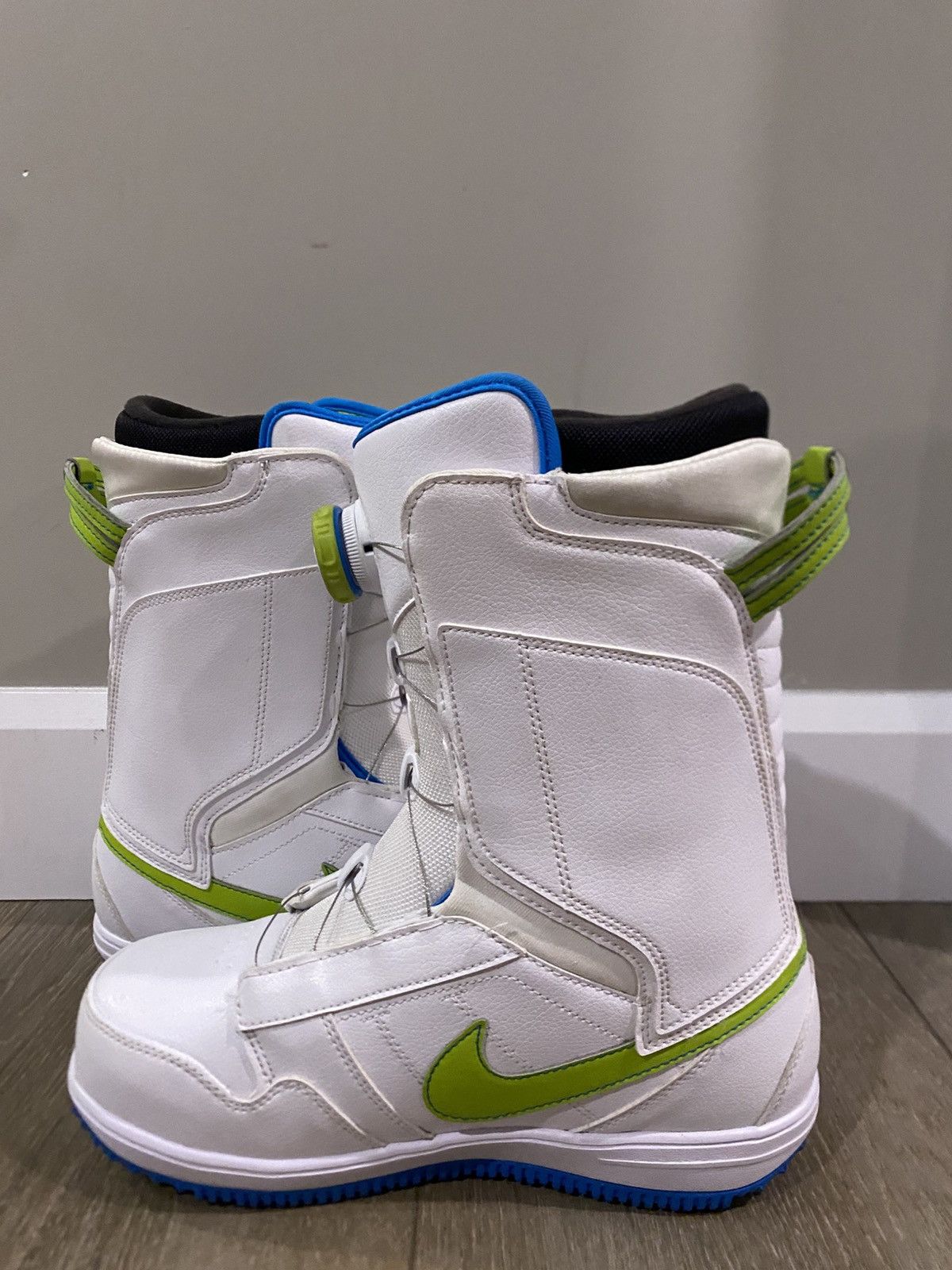 Nike Nike Vapen X BOA Snowboard Boots White / Green / Blue Size US 7.5 / IT 37.5 - 5 Thumbnail