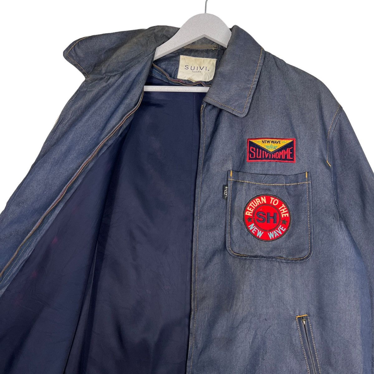 Vintage 🔥 SUIVI HOMME PATCHES BLOUSON JACKET Size US M / EU 48-50 / 2 - 10 Thumbnail