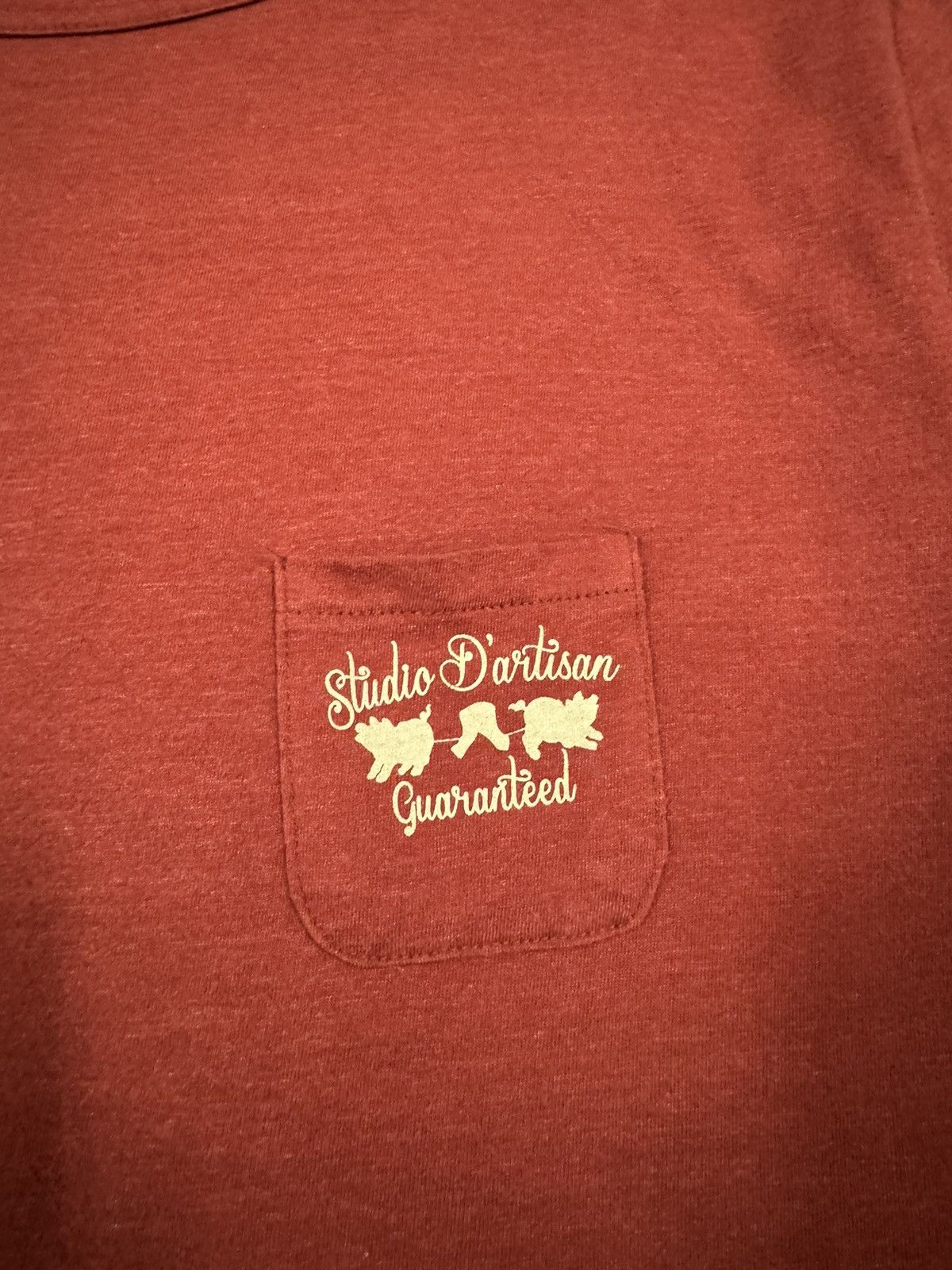 Mister Freedom × Studio D'Artisan × Sugar Cane Studio D’Artisan Single Pocket Logo Tee Size US L / EU 52-54 / 3 - 14 Thumbnail
