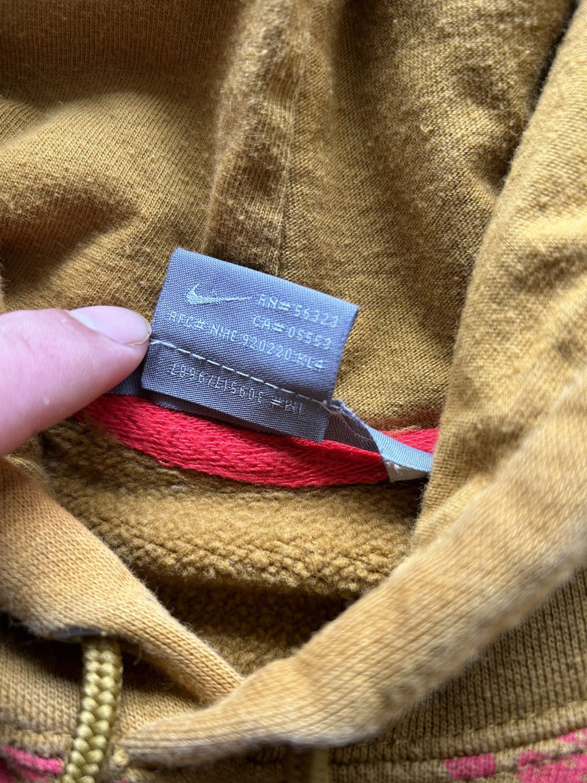 Nike × Vintage Vtg 2000’s Nike Japan Rising Sun Hoodie Size US XXL / EU 58 / 5 - 3 Thumbnail
