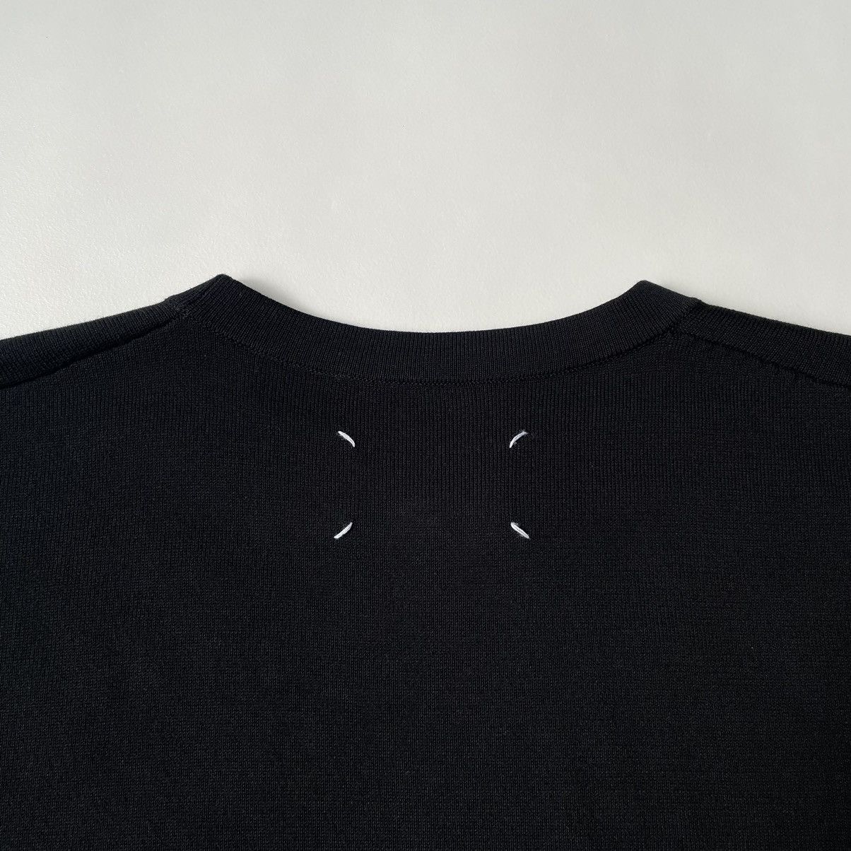 Maison Margiela S/S 16 Swirl Sleeve Black Sweater Size US M / EU 48-50 / 2 - 11 Thumbnail