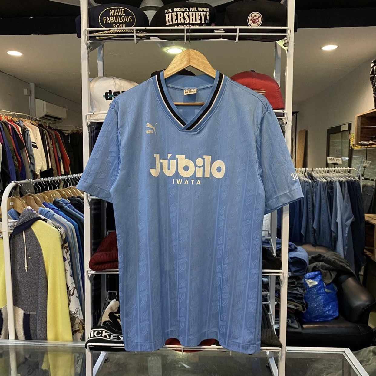 Puma vintage Jubilo Iwata By Puma jersey Size US L / EU 52-54 / 3 - 1 Thumbnail