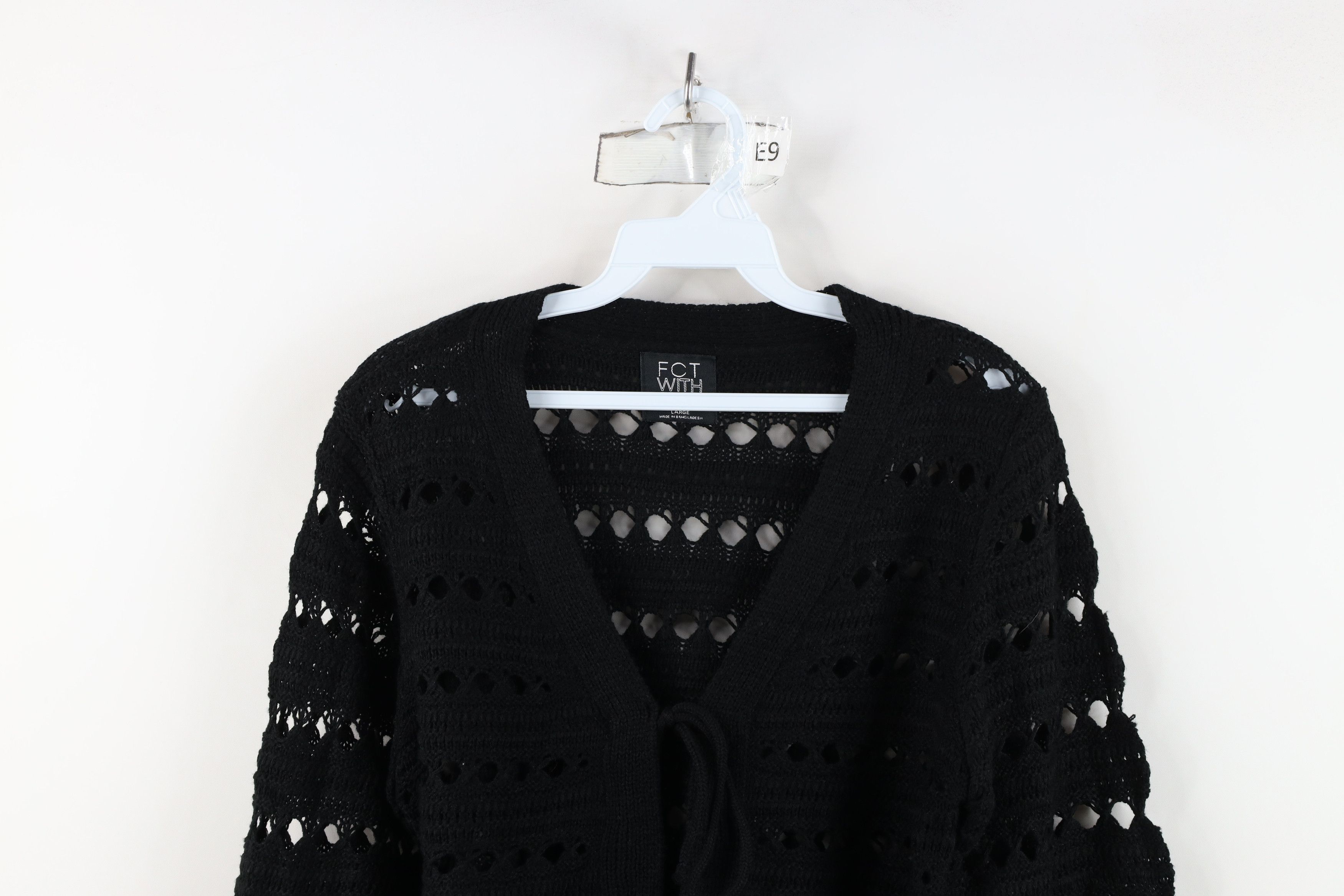 Vintage Vintage Y2K Babydoll Flare Sleeve Cropped Cardigan Sweater Size L / US 10 / IT 46 - 2 Thumbnail