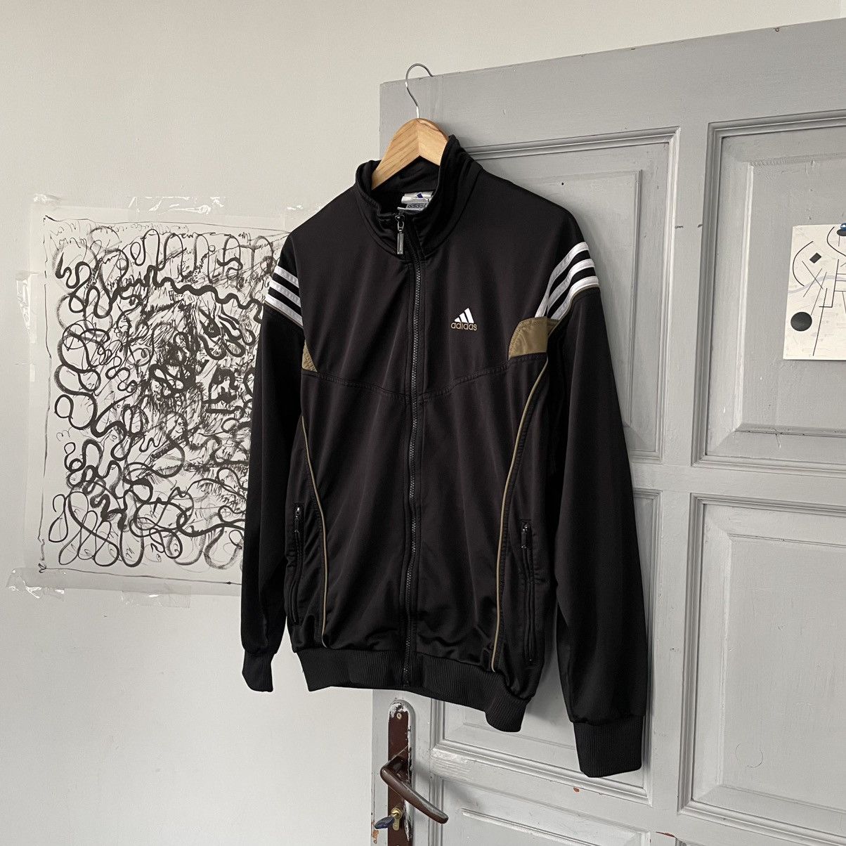 Adidas Vintage 00’s Adidas Tracksuit jacket streetwear Y2k Size US L / EU 52-54 / 3 - 2 Thumbnail