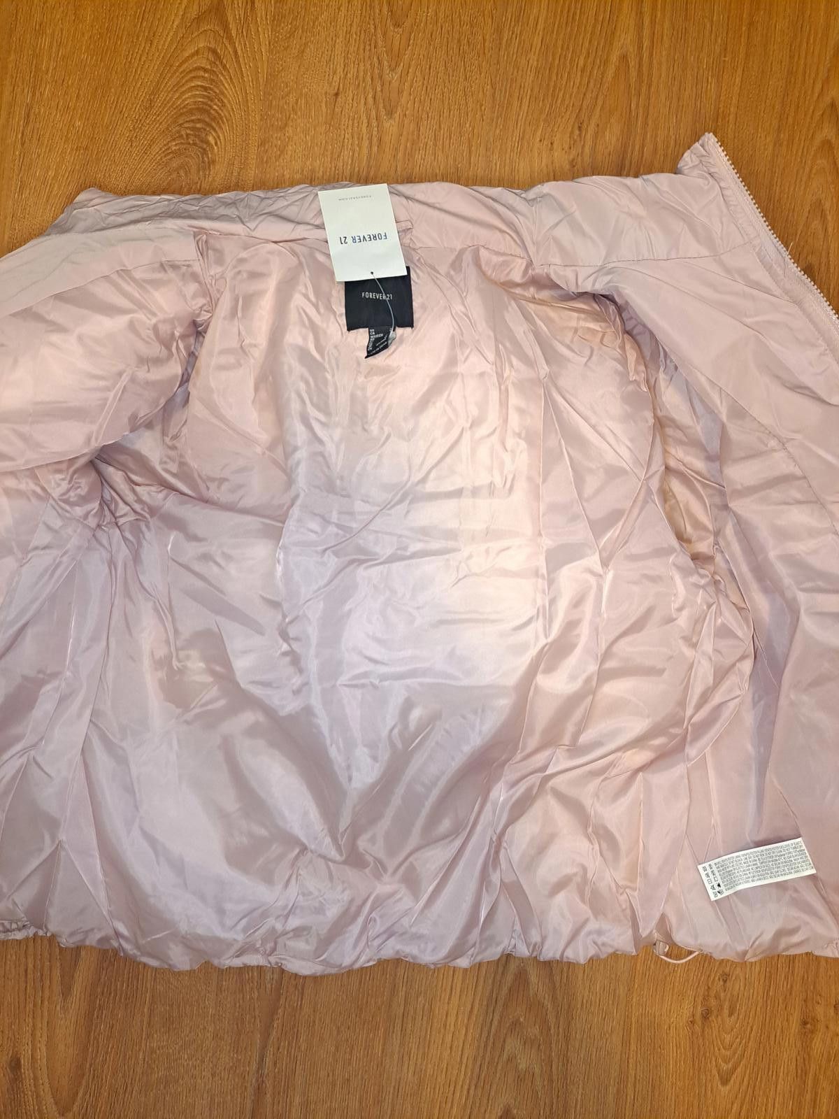 Forever 21 NEW Forever 21 Puffer Jacket Womens Medium Pink Full Zip Size M / US 6-8 / IT 42-44 - 5 Thumbnail