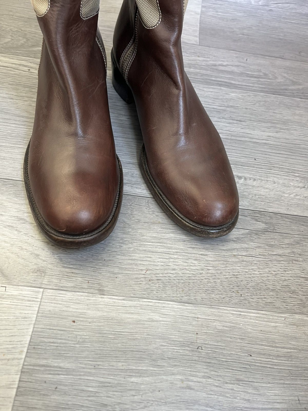 Prada Vintage Prada long riding boots Y2k sz 36.5 Size US 6.5 / IT 36.5 - 6 Thumbnail