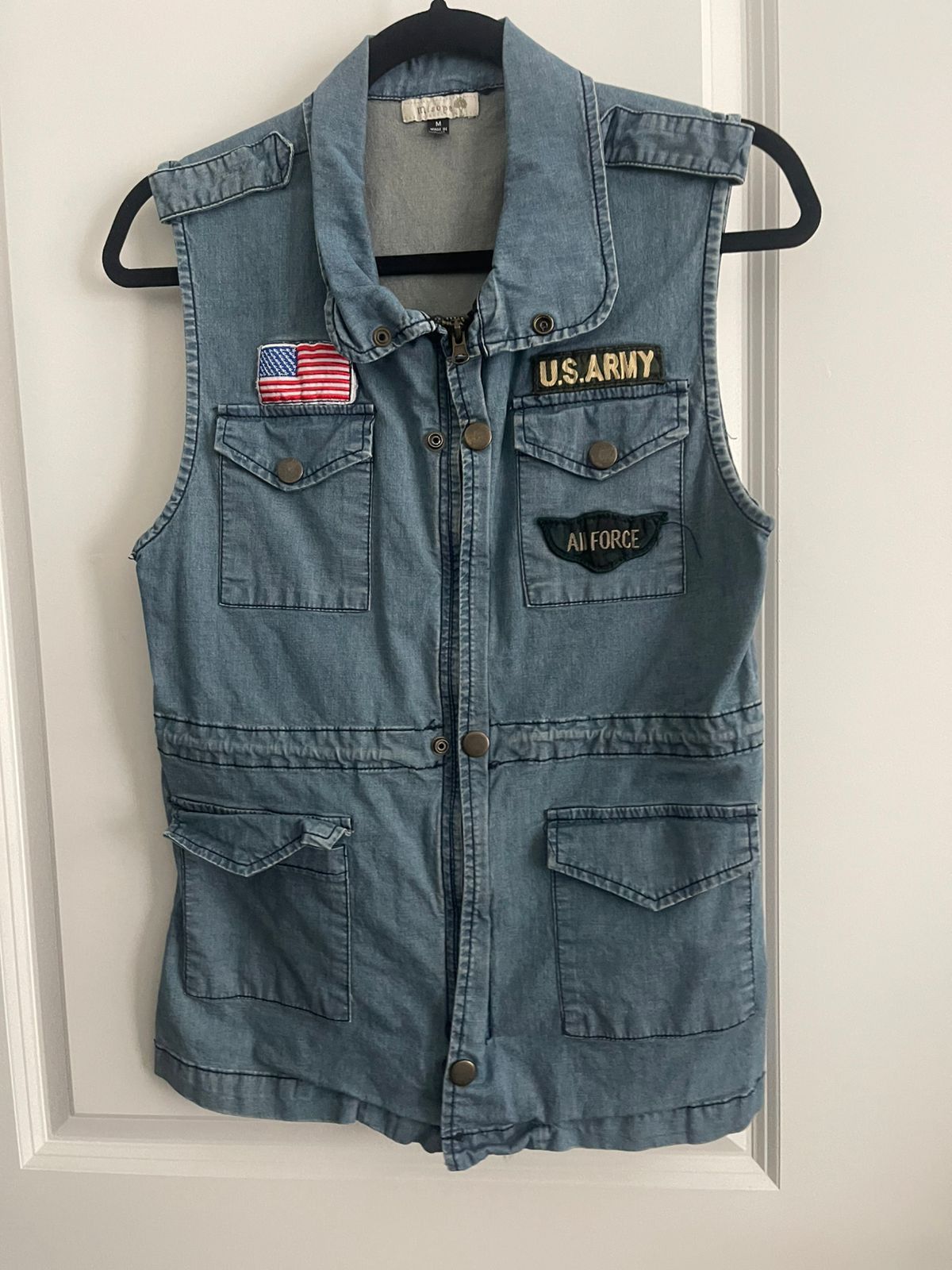 Other Unique Denim Vest Size M / US 6-8 / IT 42-44 - 1 Thumbnail