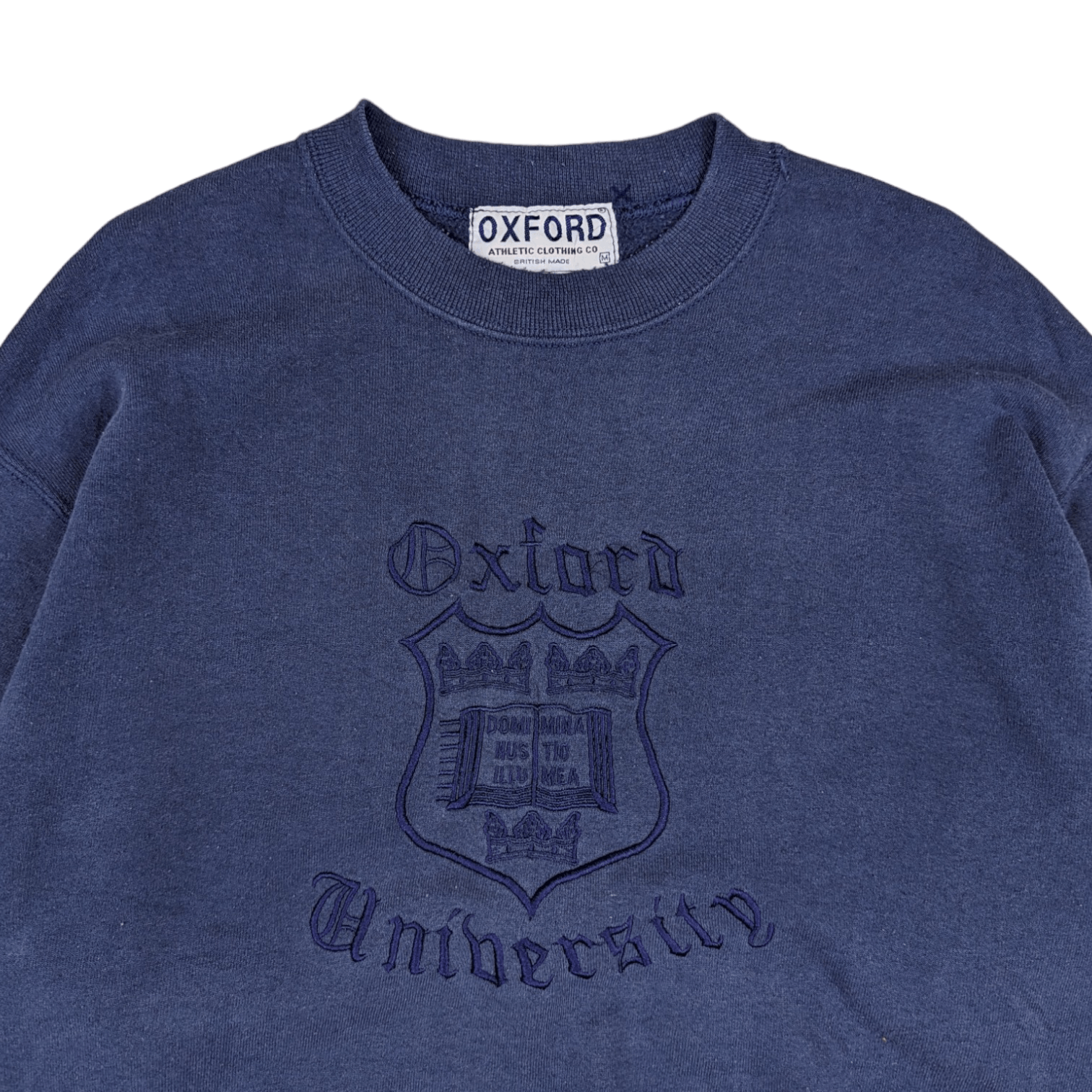 Vintage Vintage 90's OXFORD University Jumper Sweatshirt Size US M / EU 48-50 / 2 - 4 Thumbnail