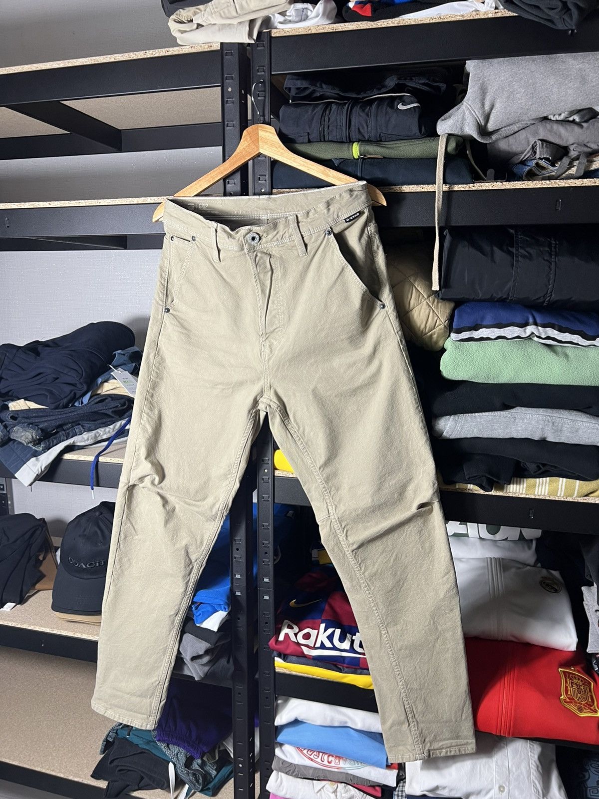 G-Star G-Star Grip 3D Relaxed Tapered Fit Pants Raw Workwear Chino Size US 28 / EU 44 - 2 Thumbnail
