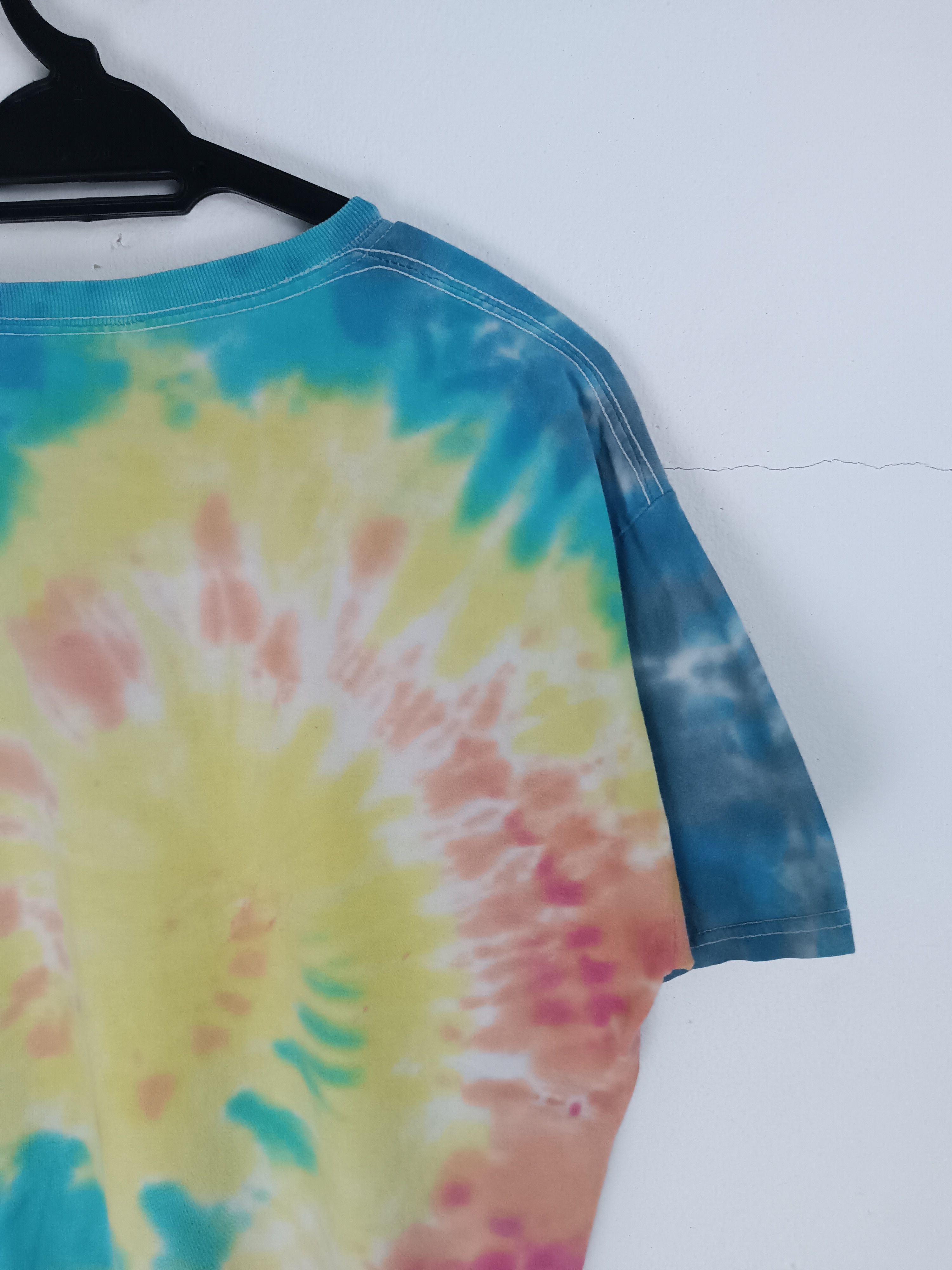 Vintage VINTAGE CAT TIE DYE LSD HIGH FUNNY HUMOR DRUG PET TEE Size US L / EU 52-54 / 3 - 12 Thumbnail