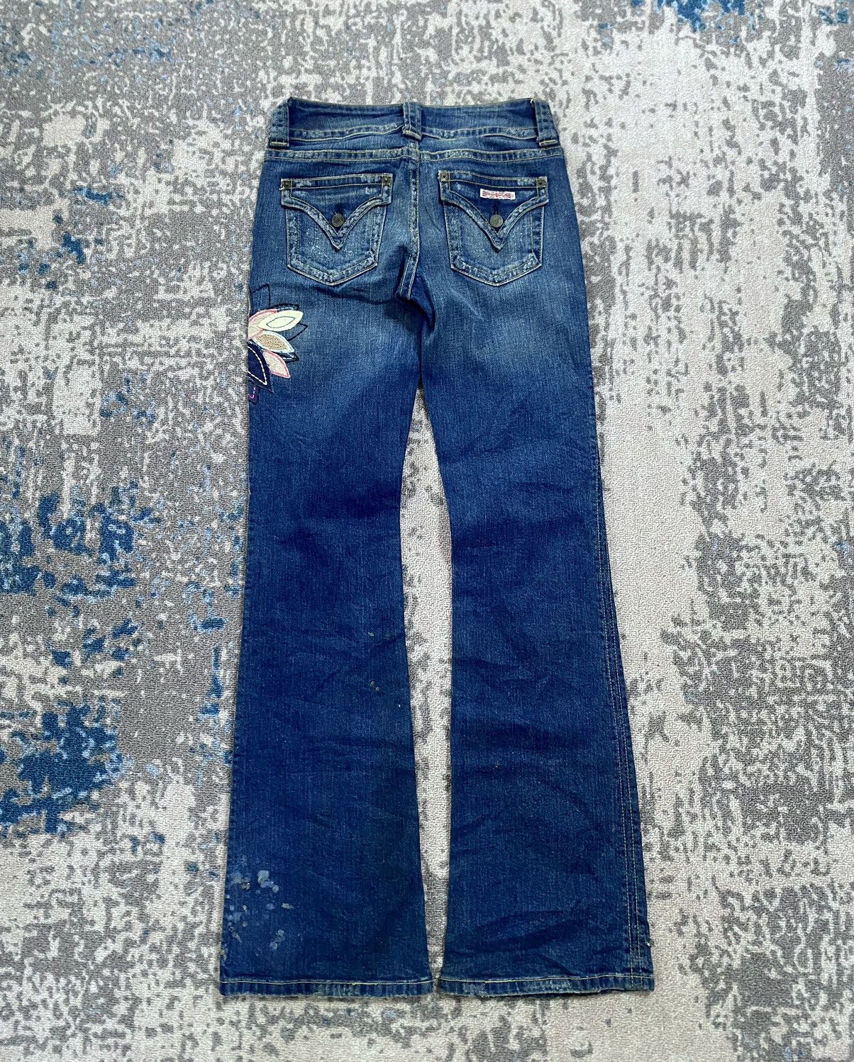 Hysteric Glamour Hudson Emboidery Flared Denim Jeans Size US 28 / EU 44 - 2 Thumbnail