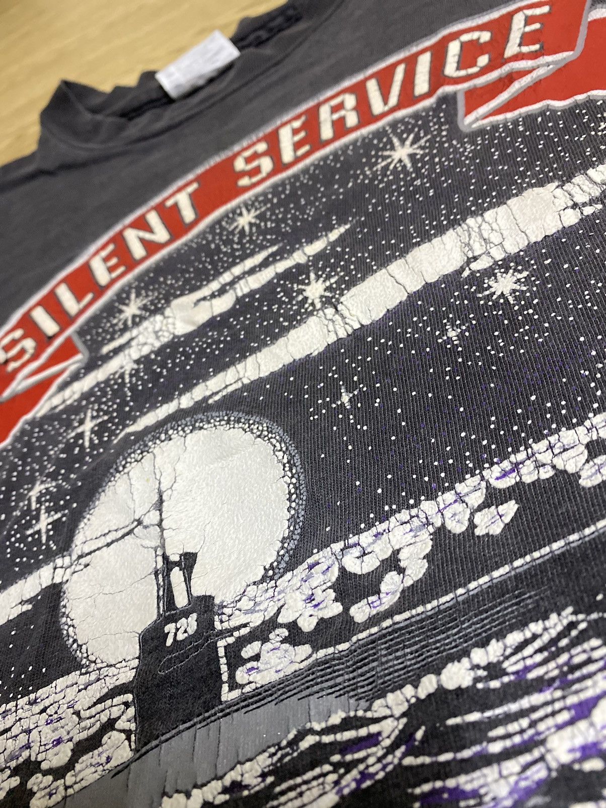 Hanes × Vintage Silent Service USS Florida SSBN-728 Submarine US Navy Size US XL / EU 56 / 4 - 20 Thumbnail