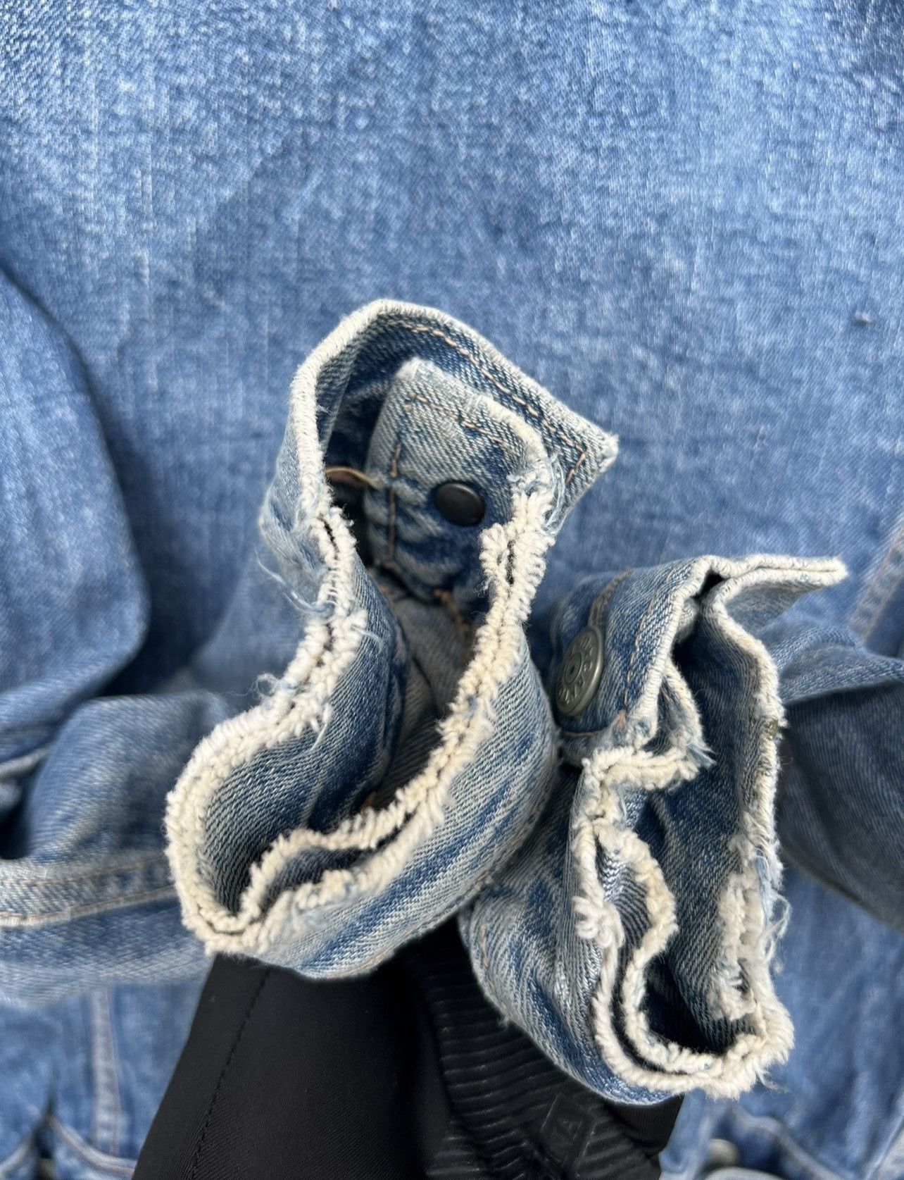 Vintage Vintage 70s Canton Denim Jacket Distressed Denim Jacket Size US S / EU 44-46 / 1 - 10 Thumbnail