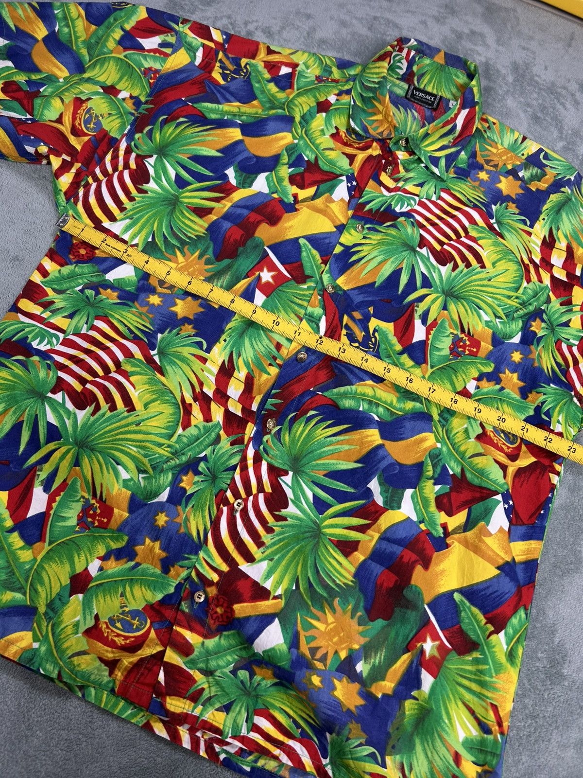 Versace Jeans Couture Vintage Versace Jeans Couture Aloha Shirt Size US L / EU 52-54 / 3 - 14 Thumbnail