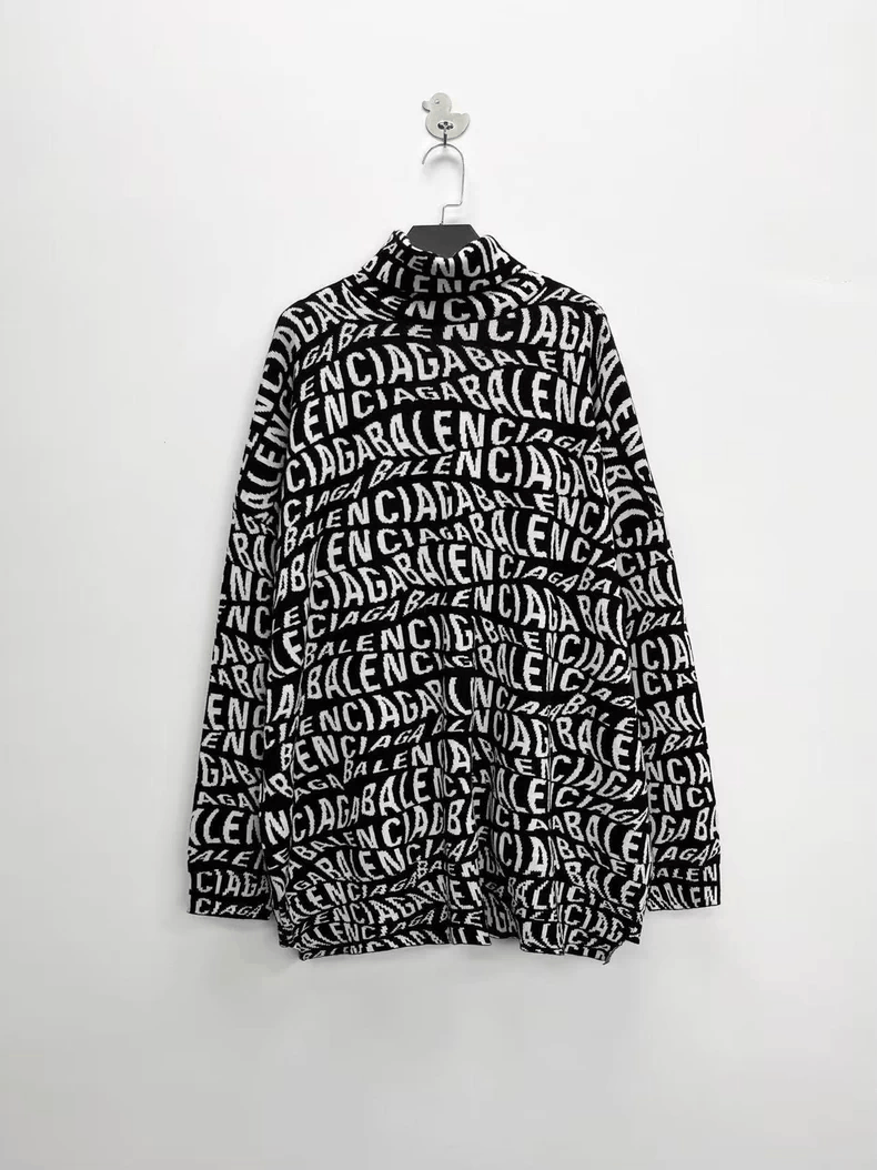 Balenciaga Balenciaga Black and white letter logo barrage full printe Size US L / EU 52-54 / 3 - 2 Thumbnail