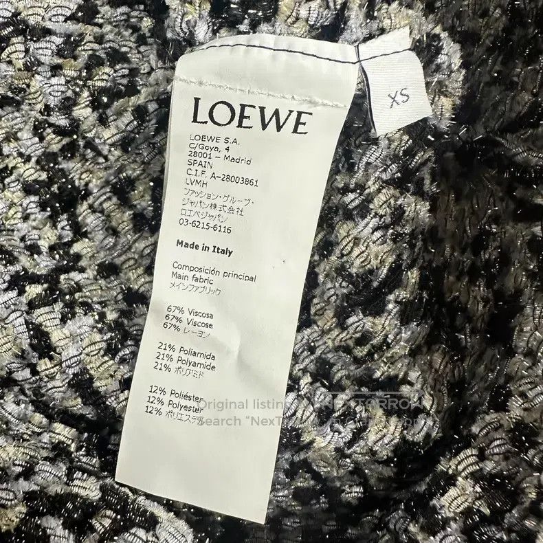 Loewe Loewe Color Blocked Knit Jacket Size XS / US 0-2 / IT 36-38 - 4 Thumbnail