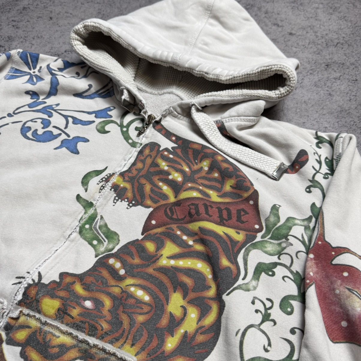 Japanese Brand Vintage Ed Hardy Style Hoodie Size US L / EU 52-54 / 3 - 5 Thumbnail