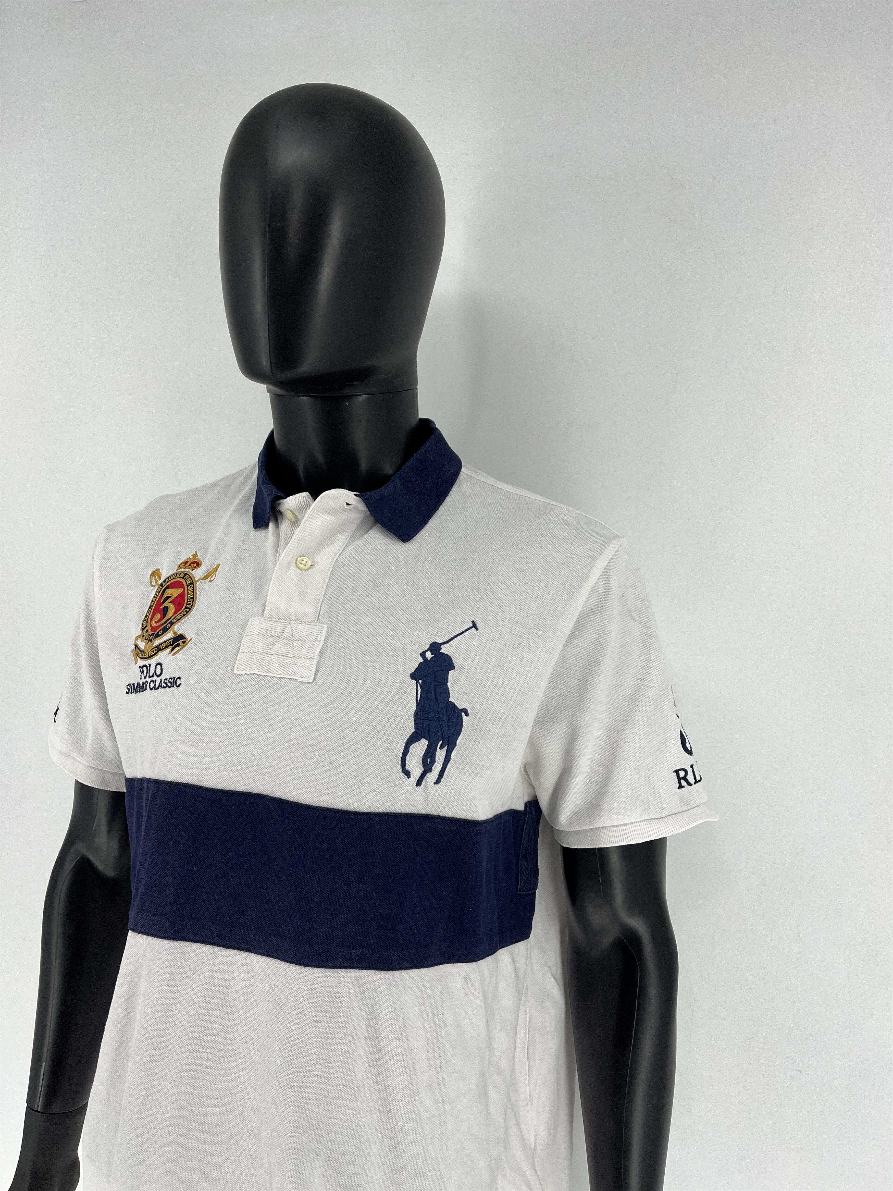 Polo Ralph Lauren Polo Ralph Lauren USA Rugby Polo Shirt Rare Hype Summer Size US XL / EU 56 / 4 - 4 Thumbnail