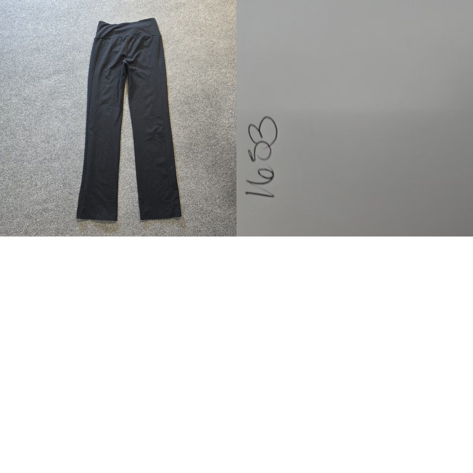 Vintage Betabrand Pants Womens Size Small Petite Black Flare Yoga Stretch Lounge Casual Pants Flare Black Stretch Petite Small Womens Crew? Size 28" / US 6 / IT 42 - 8 Thumbnail