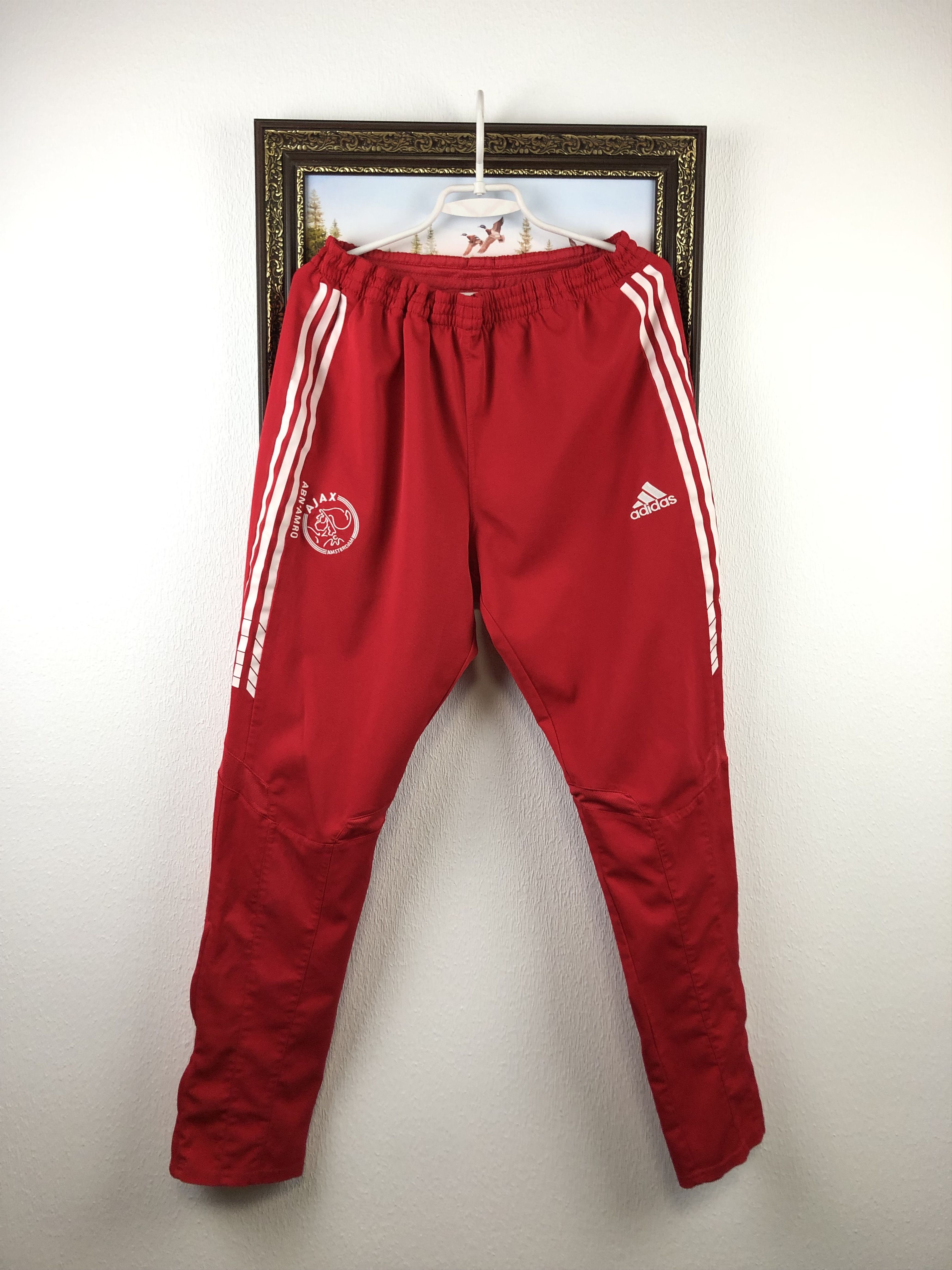 Adidas Vintage Ajax Suit Tracksuit Pants Jacket Track Soccer Size US M / EU 48-50 / 2 - 14 Thumbnail
