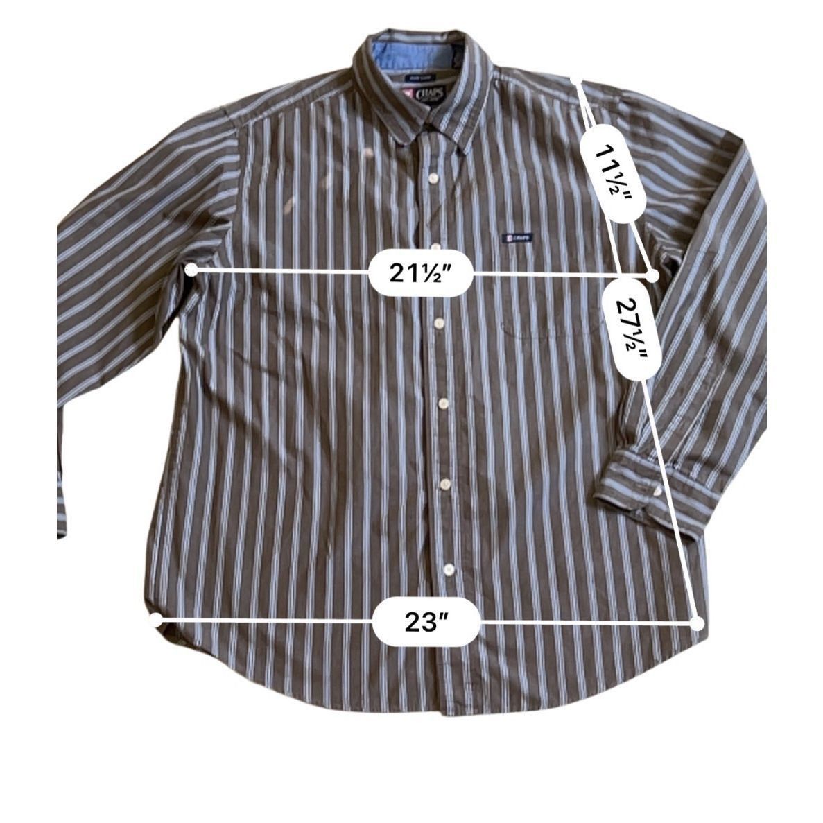 Chaps CHAPS Easy Care Button Front Shirt size XL Size US XL / EU 56 / 4 - 6 Thumbnail